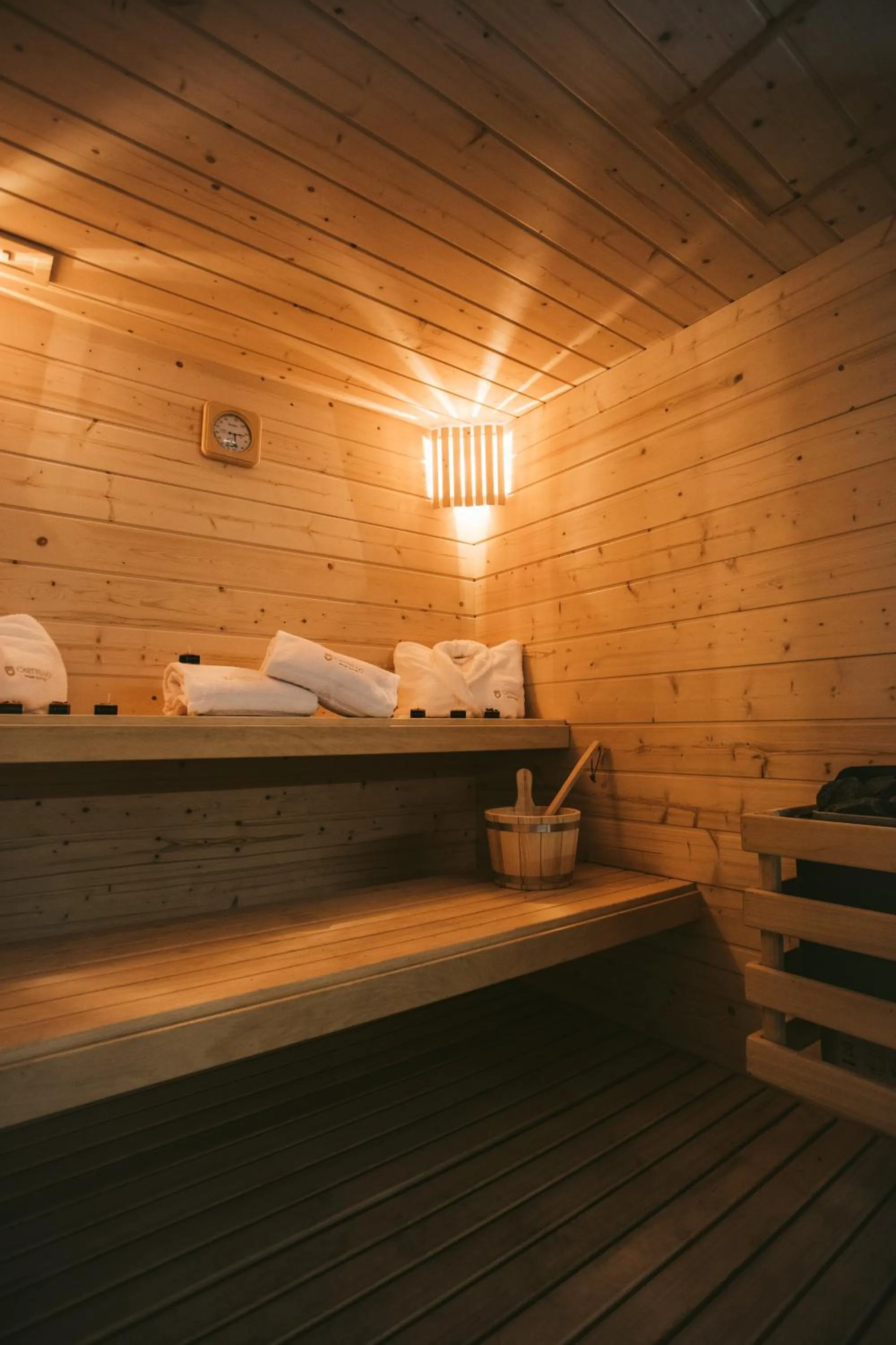 Sauna in Castello Prime Suites