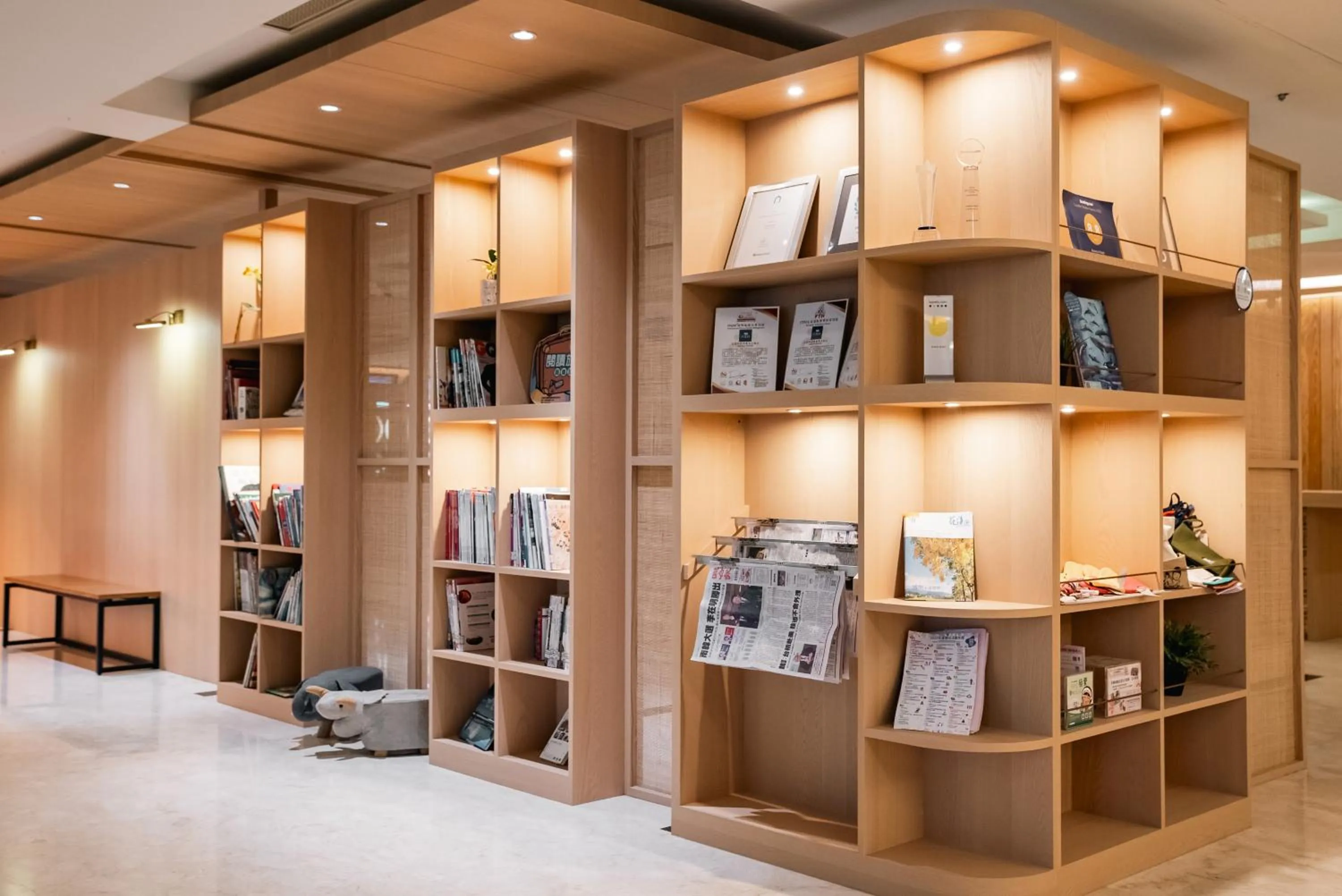 Library in Arsma Hotel