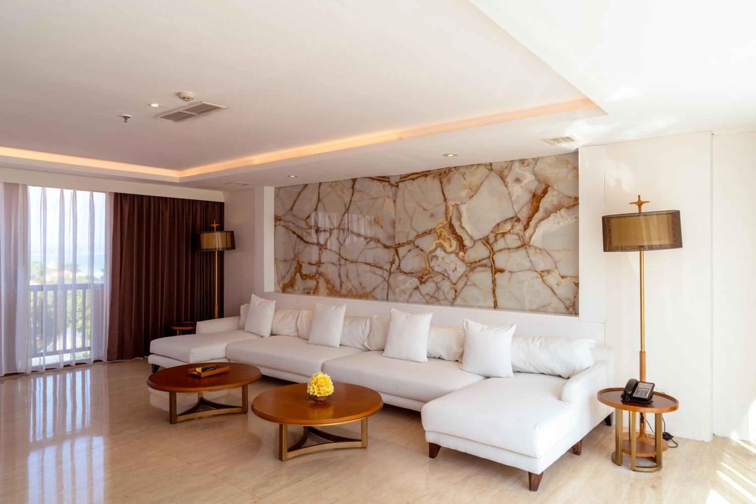 Living room in Royal Suites at The Bandha