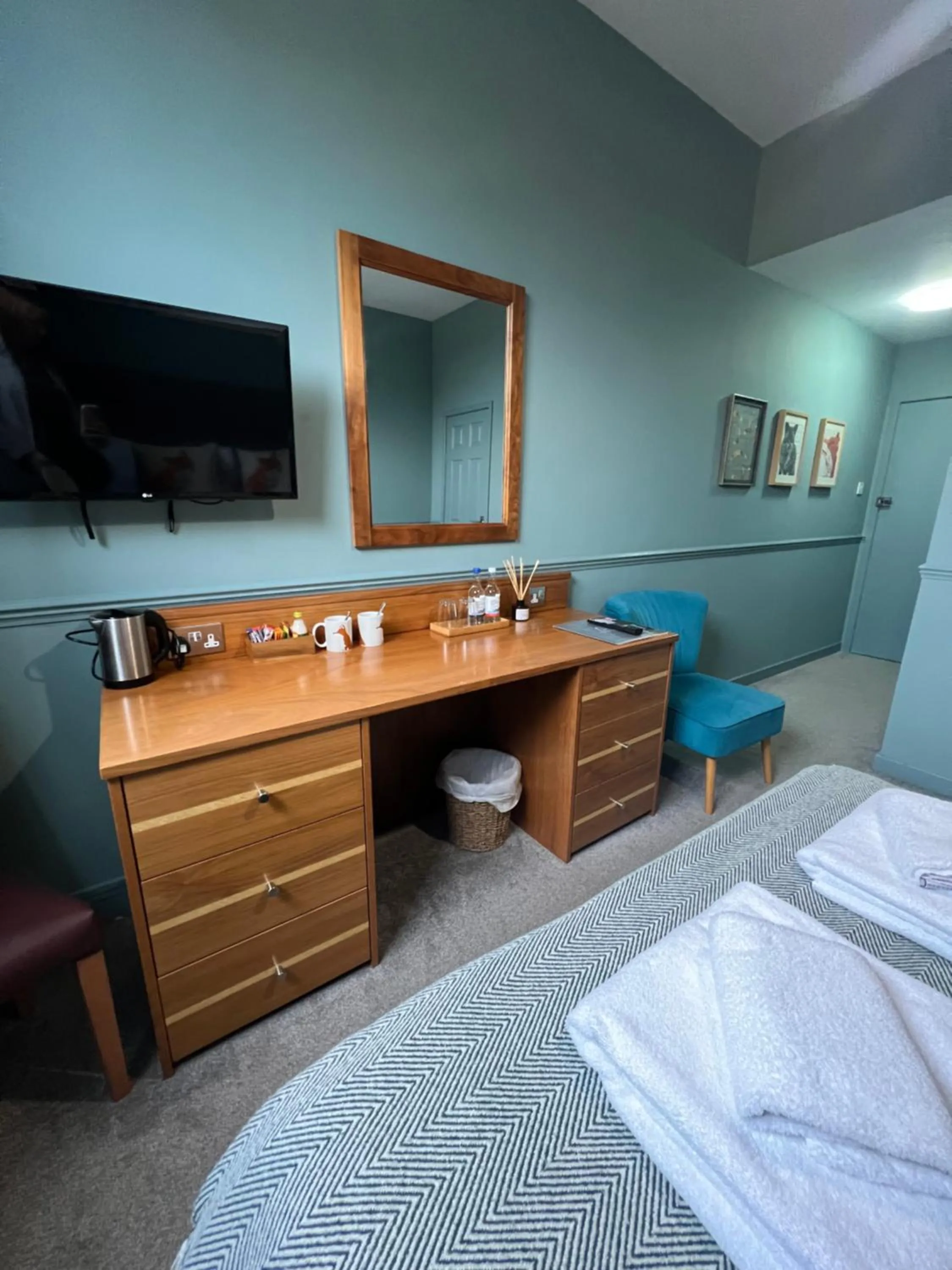 Bed in The Bell Inn, Rickinghall