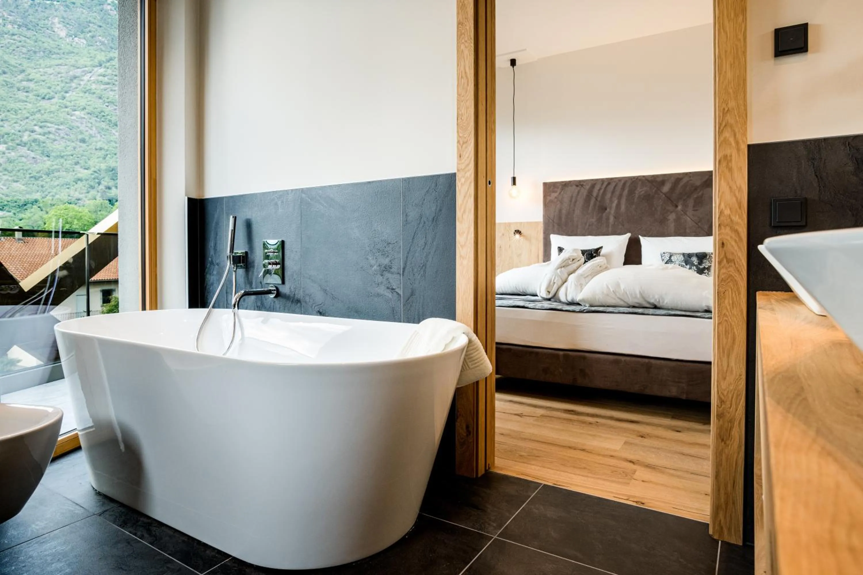 Bed in Genusshotel Diamant