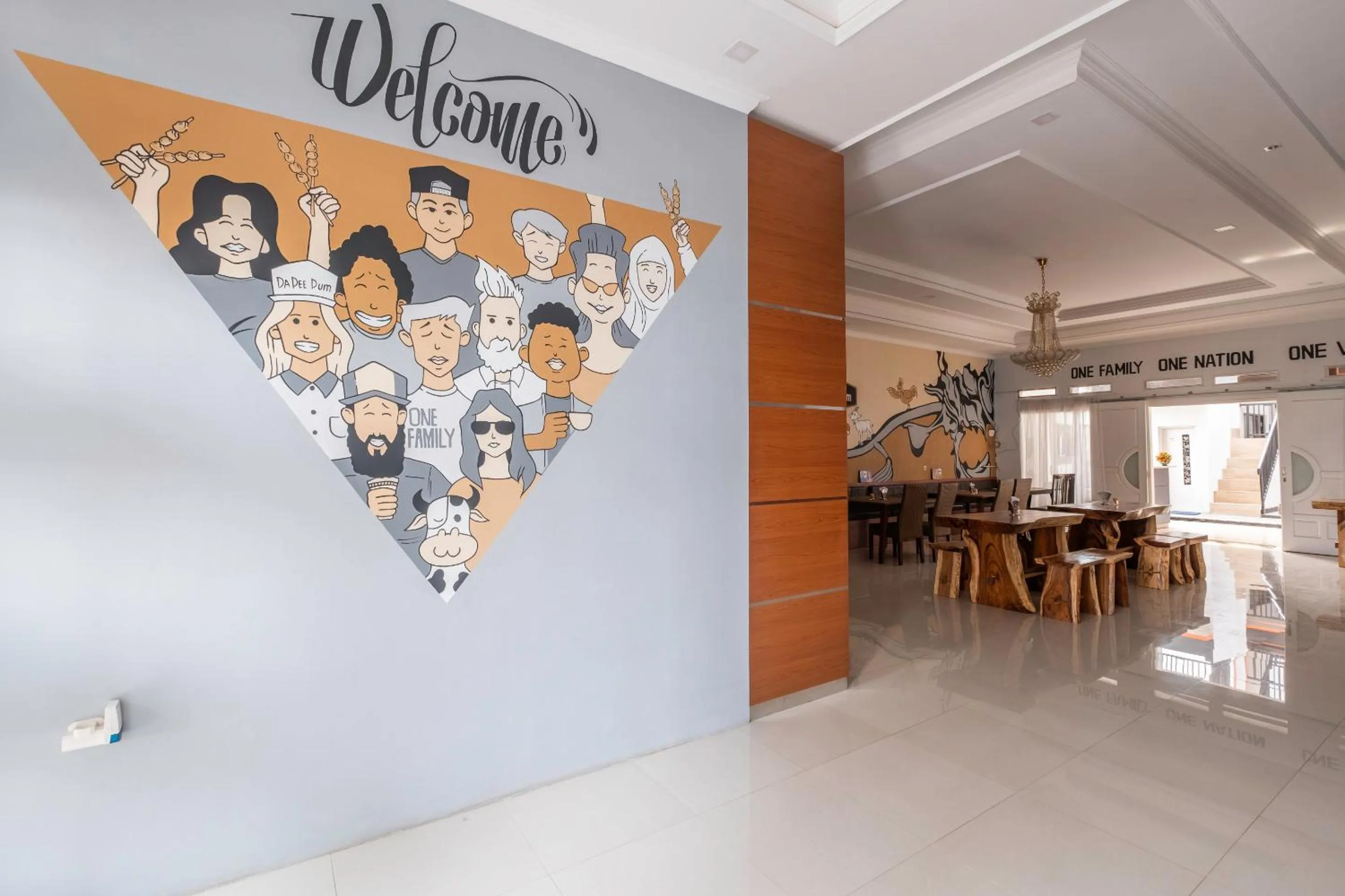 Floor plan in Urbanview Hotel One Family Maribaya by RedDoorz