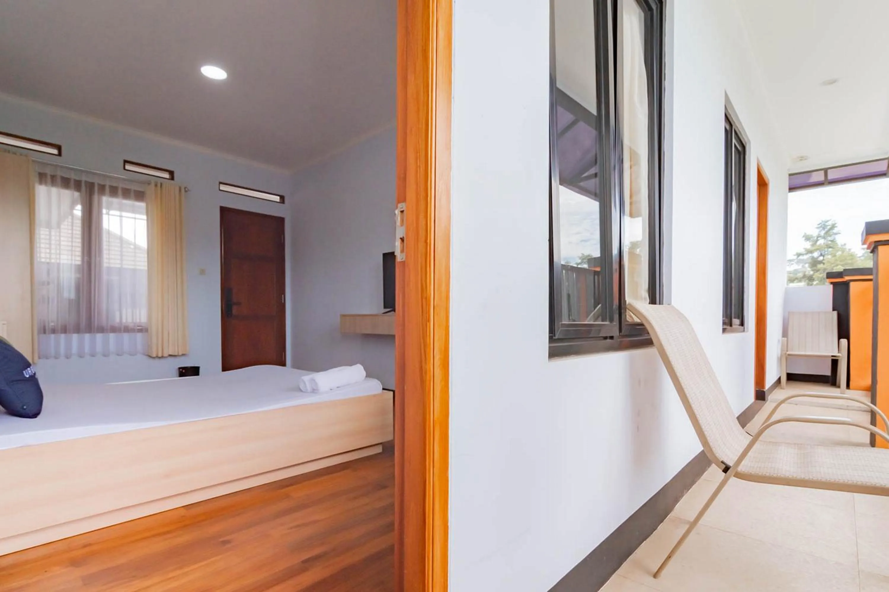 Bedroom, Bed in Urbanview Hotel One Family Maribaya by RedDoorz