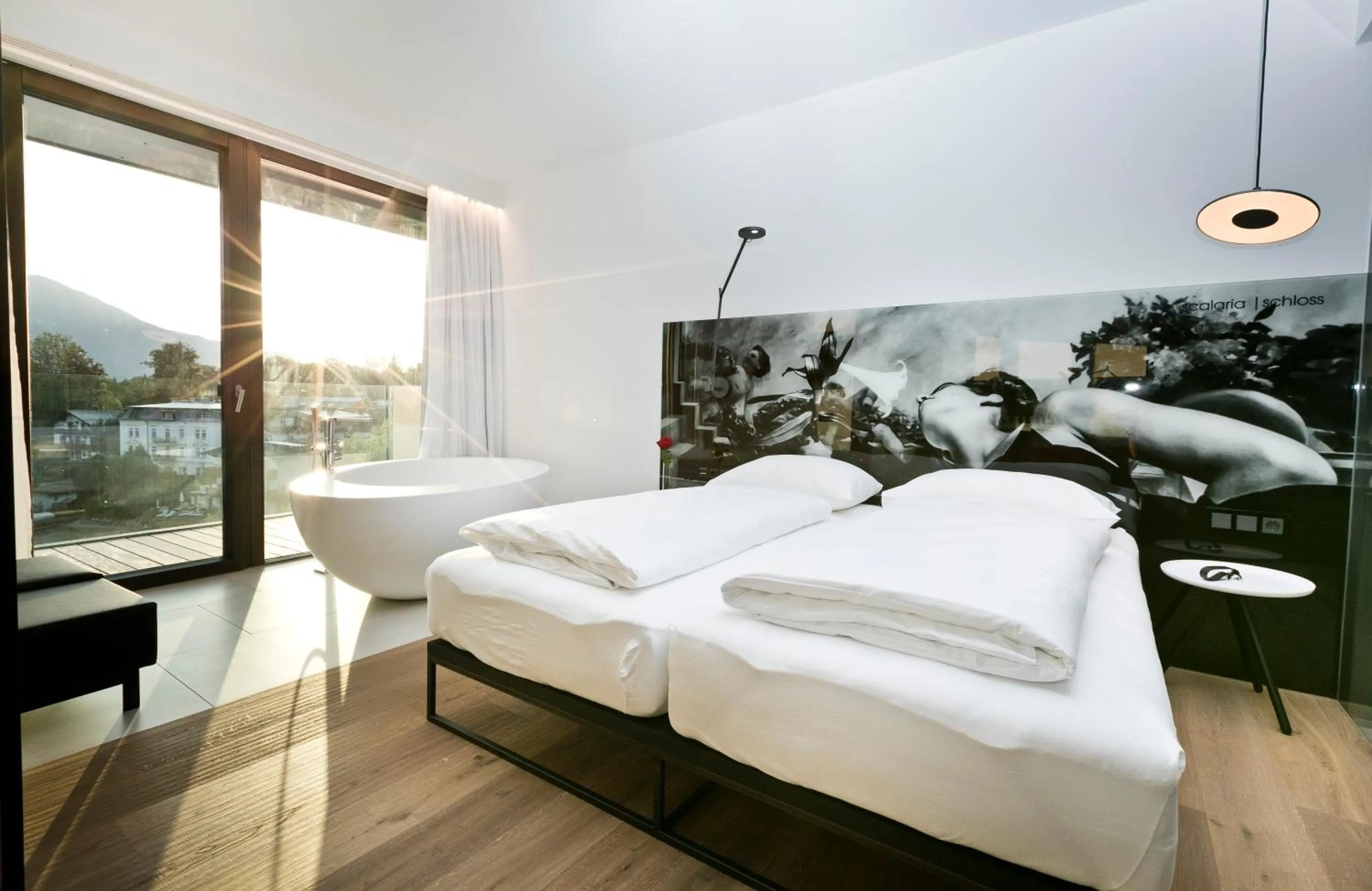 Balcony/Terrace, Bed in Scalaria Sunset Wing