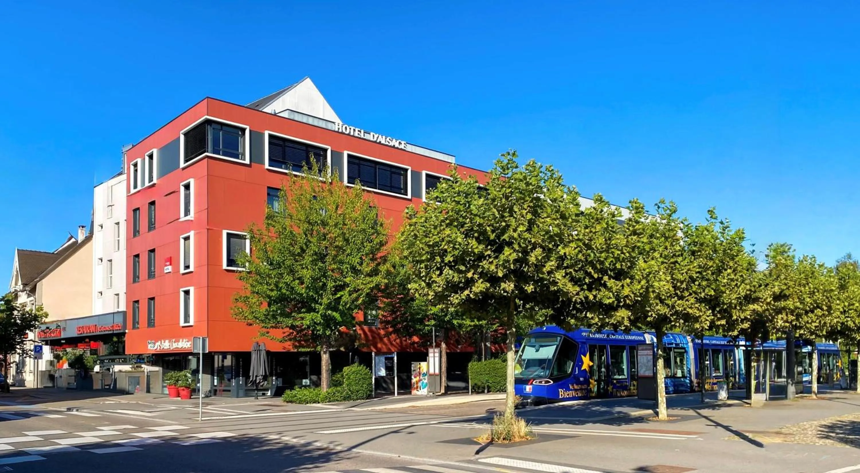 Property building in The Originals Boutique, Hôtel-Restaurant d'Alsace, Strasbourg Sud