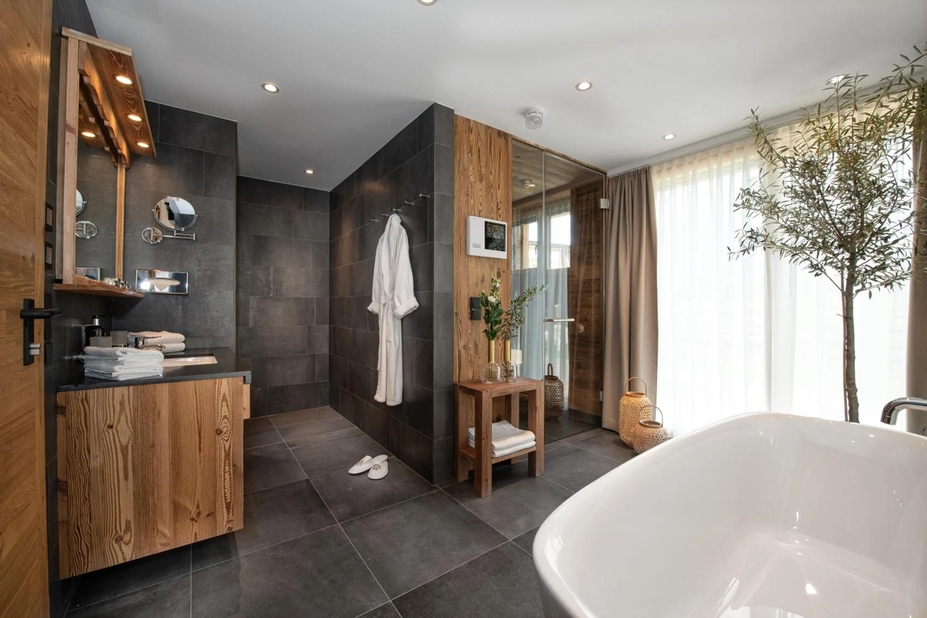 Bathroom in MONDI Chalets am Grundlsee