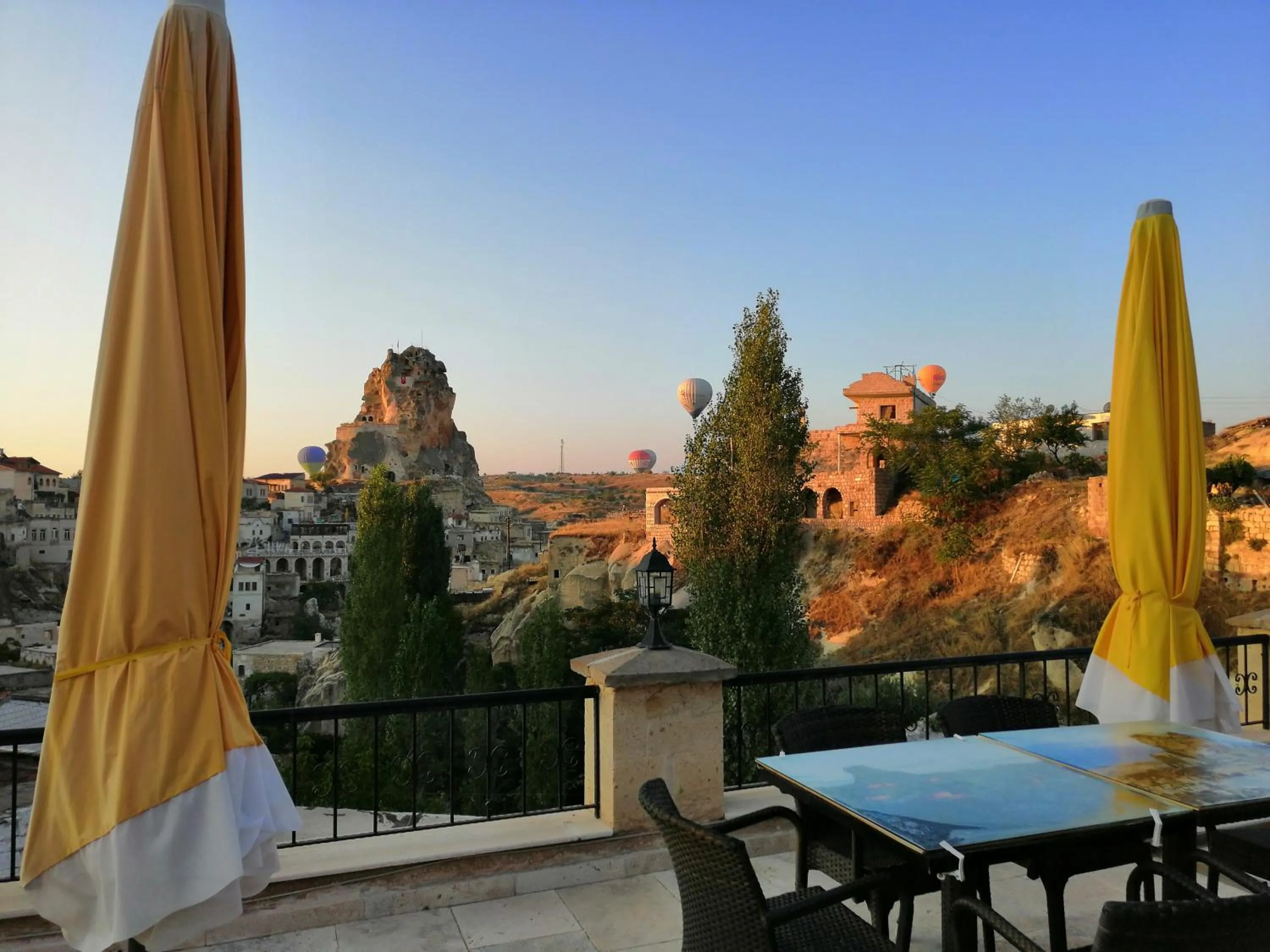 Balcony/Terrace in Iris Cave Cappadocia