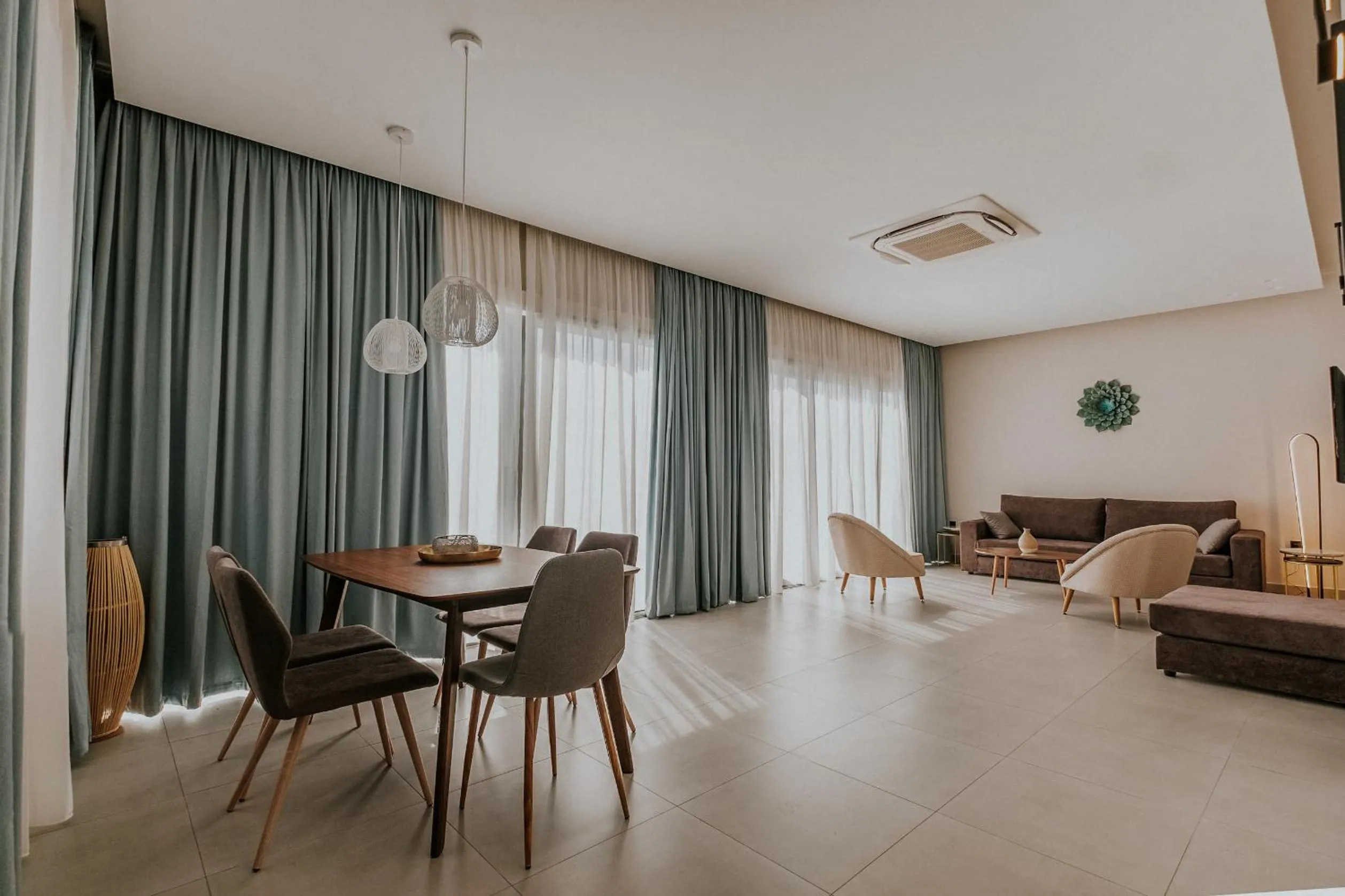 Seating area in Pefkaki Boutique Hotel Loutraki