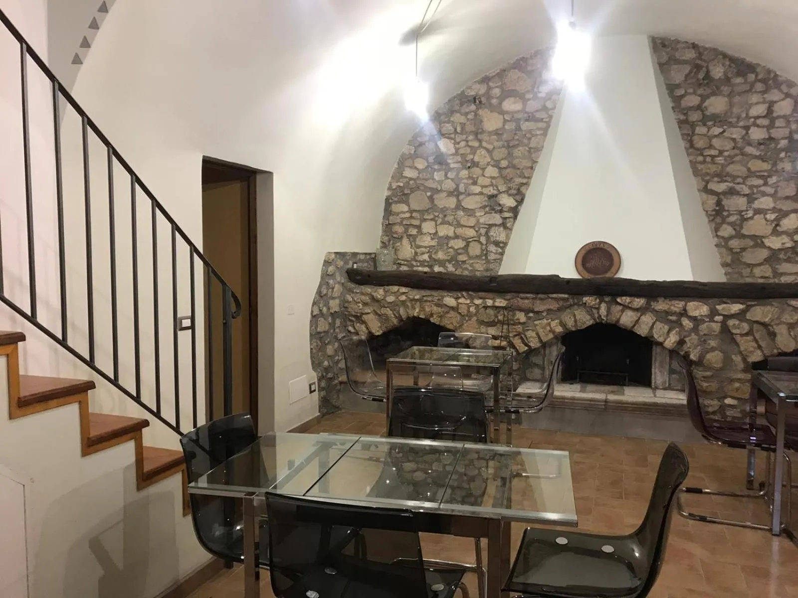 Seating area in La Colombaia