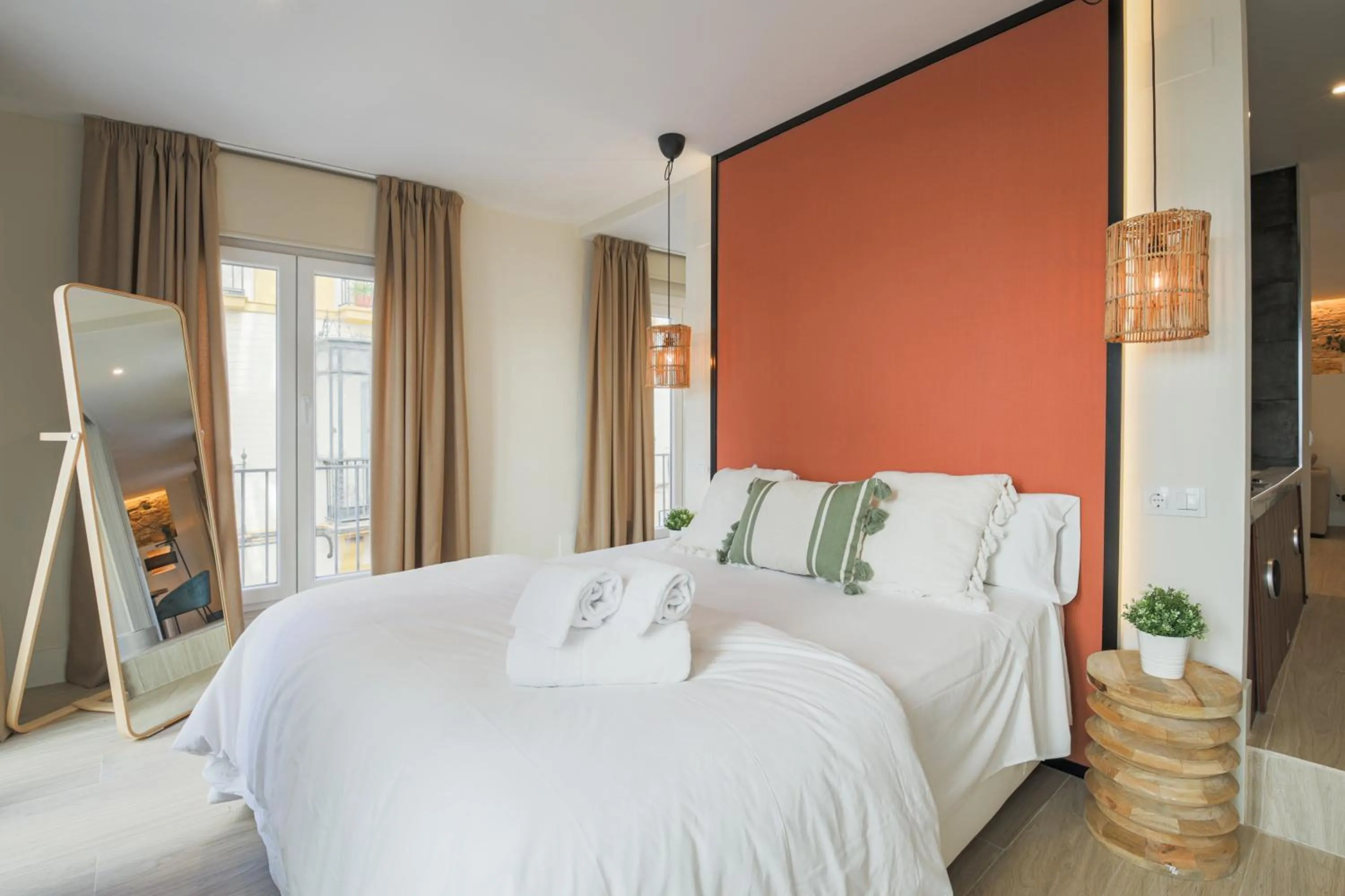 Bed in Apartamentos Magna Sevilla