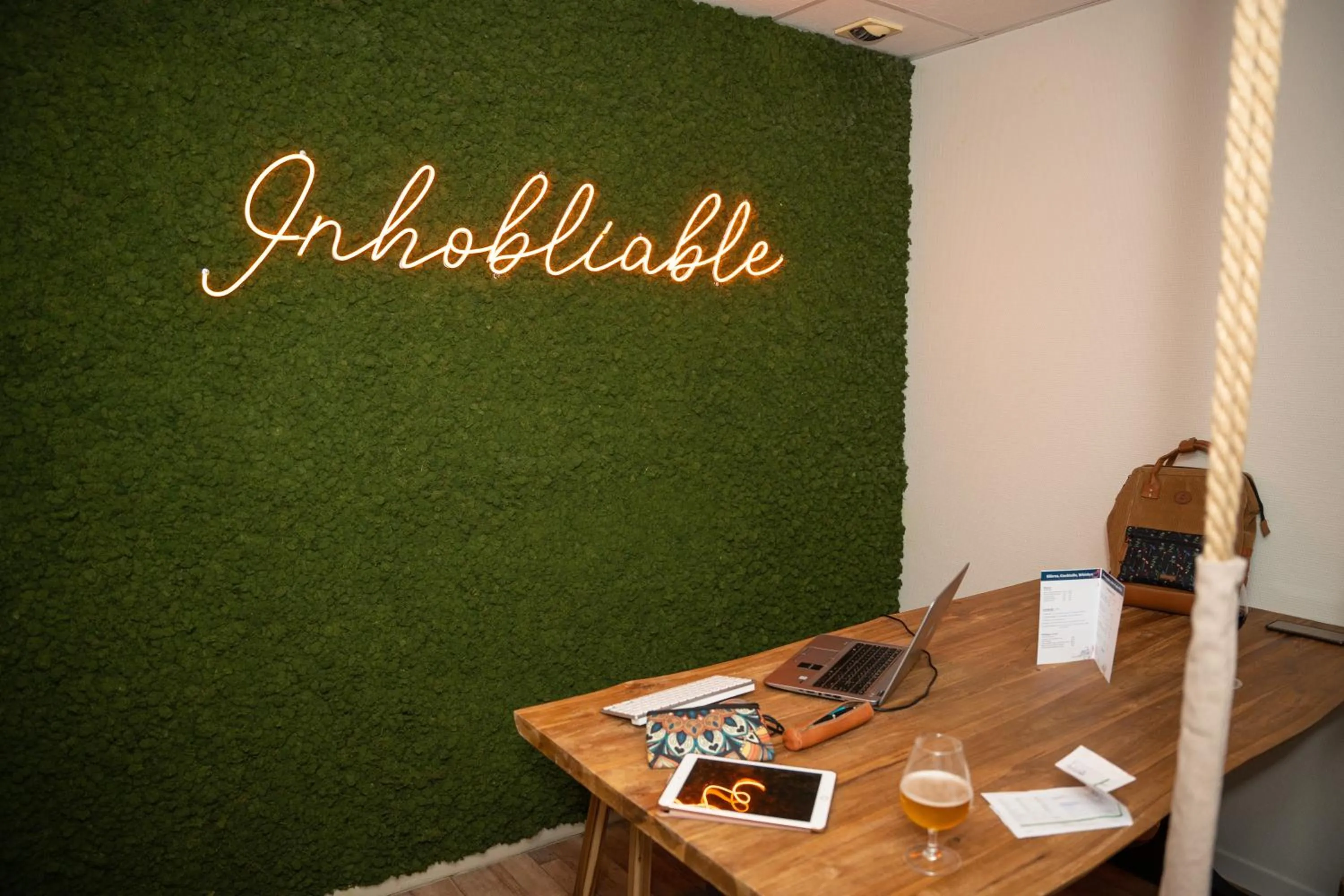 Seating area in Hob Fort du Pré