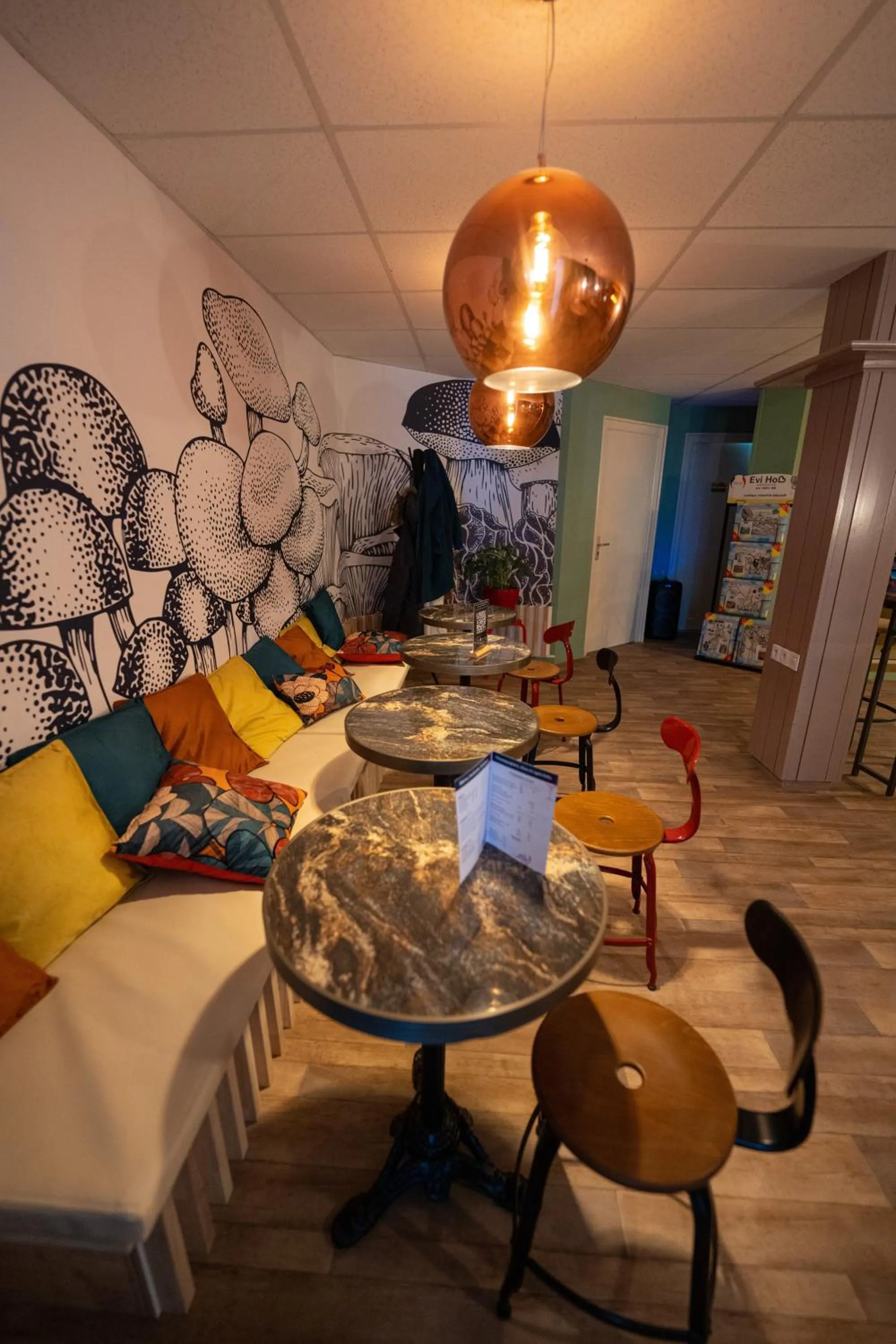 Seating area in Hob Fort du Pré