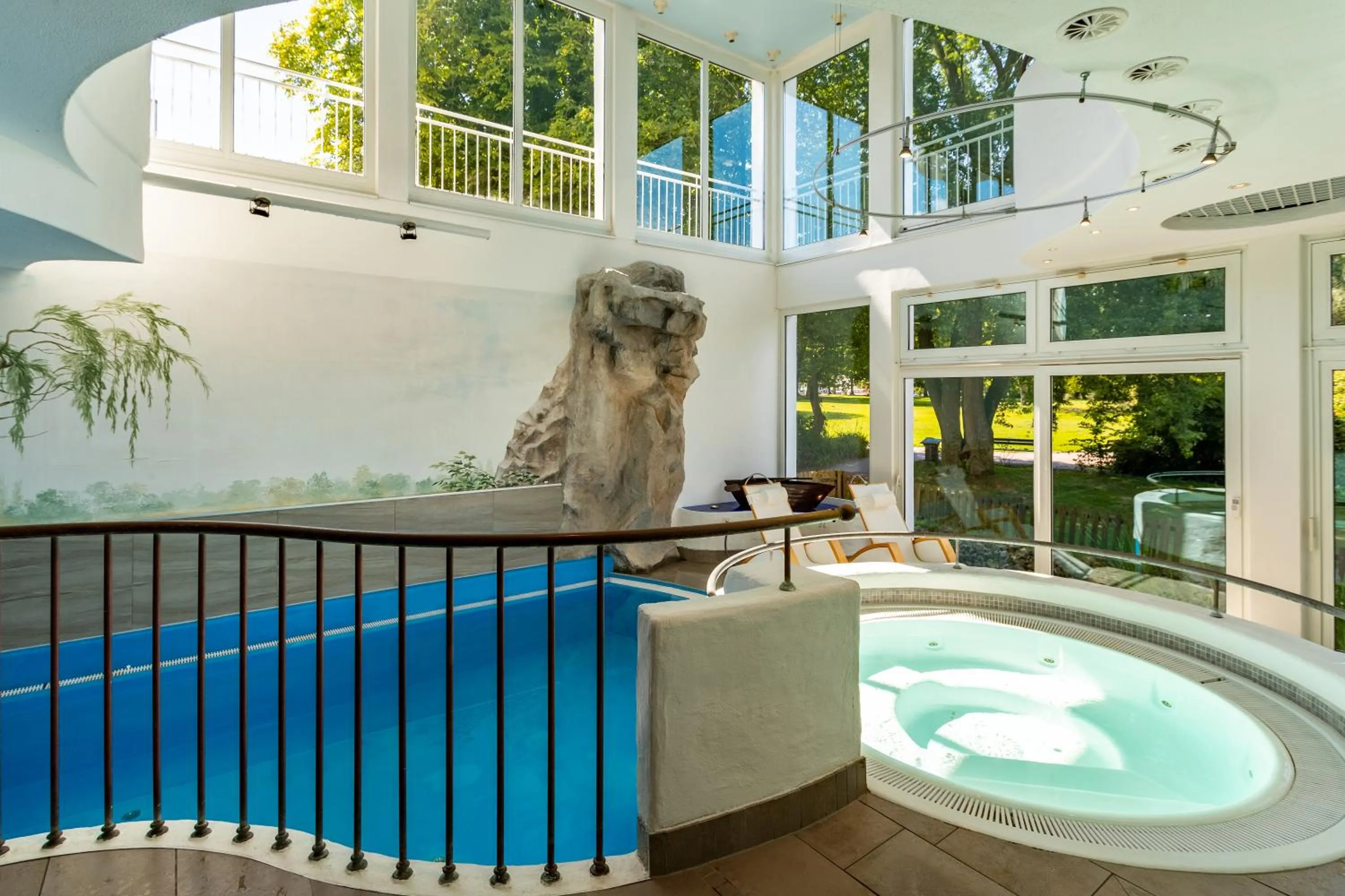 Hot Tub in Seehotel Fährhaus