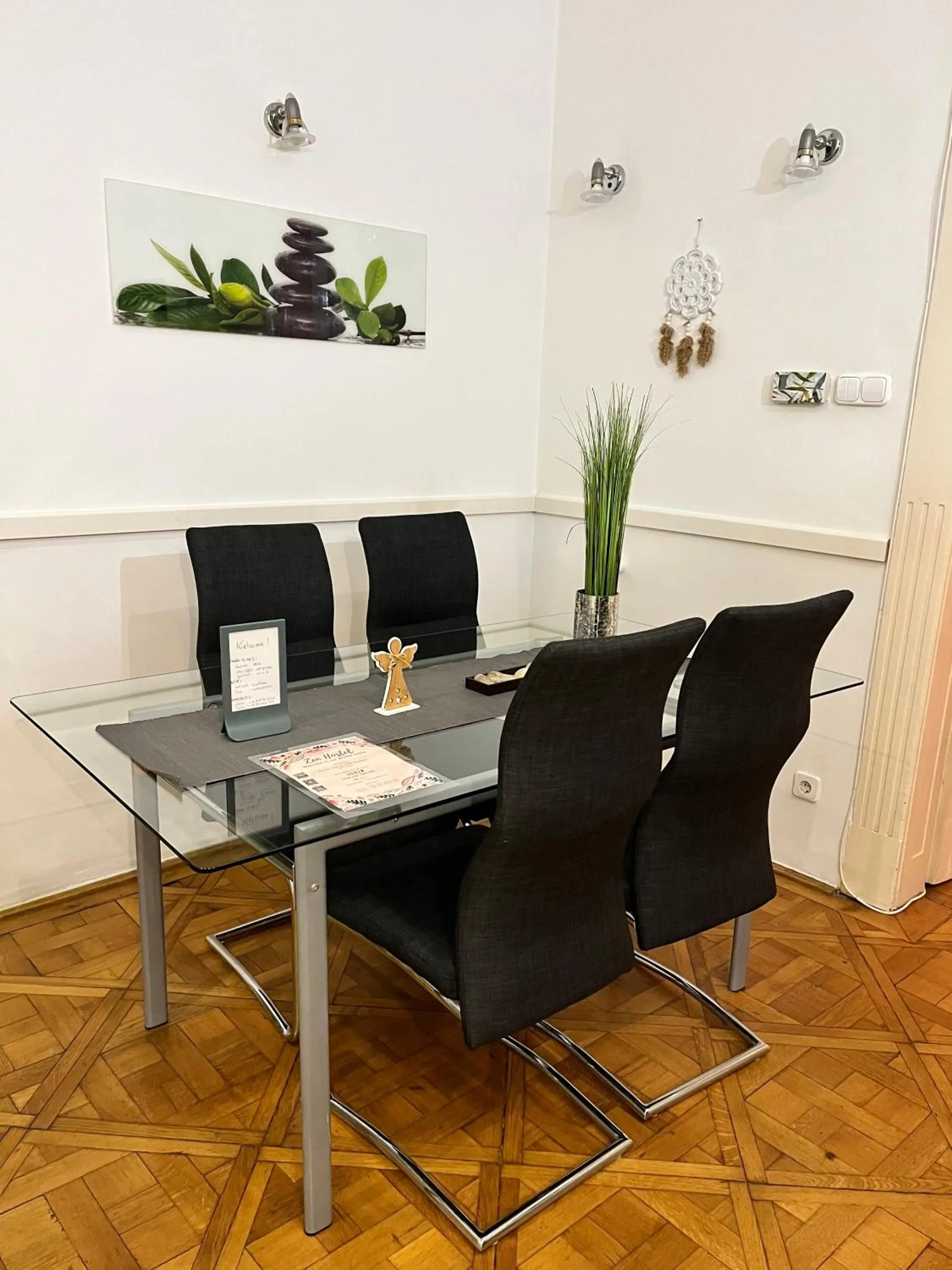 Dining area in Zen Hostel by Central Market