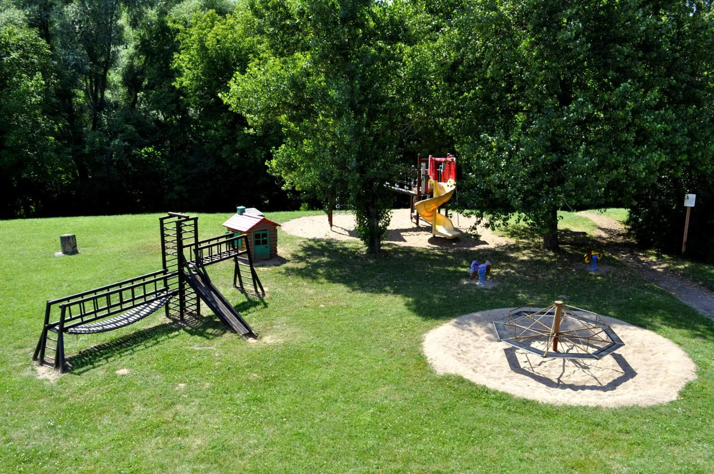 Children play ground in Logis Le Relais De Pouilly