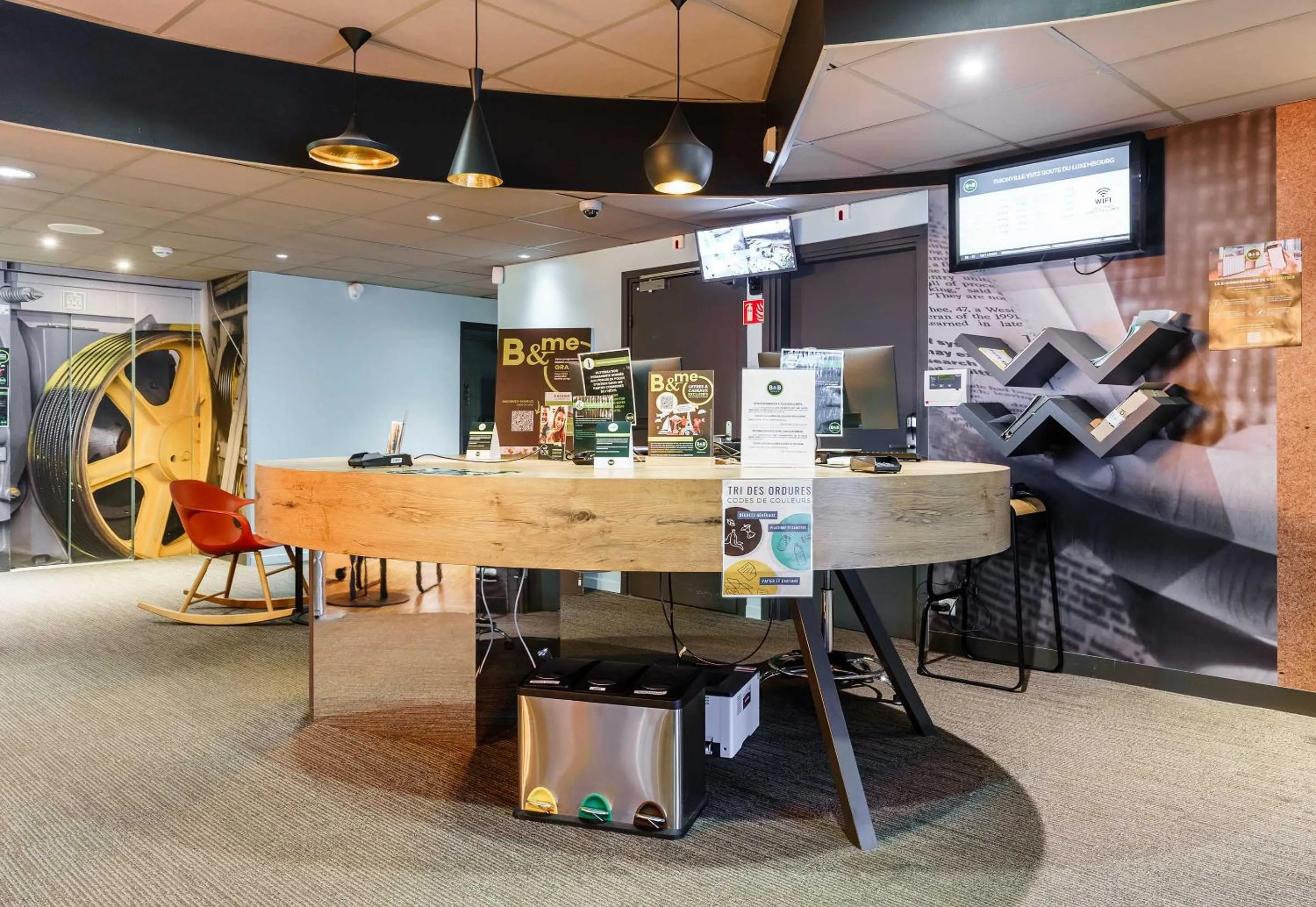 Lobby or reception in B&B HOTEL Thionville Yutz Route du Luxembourg