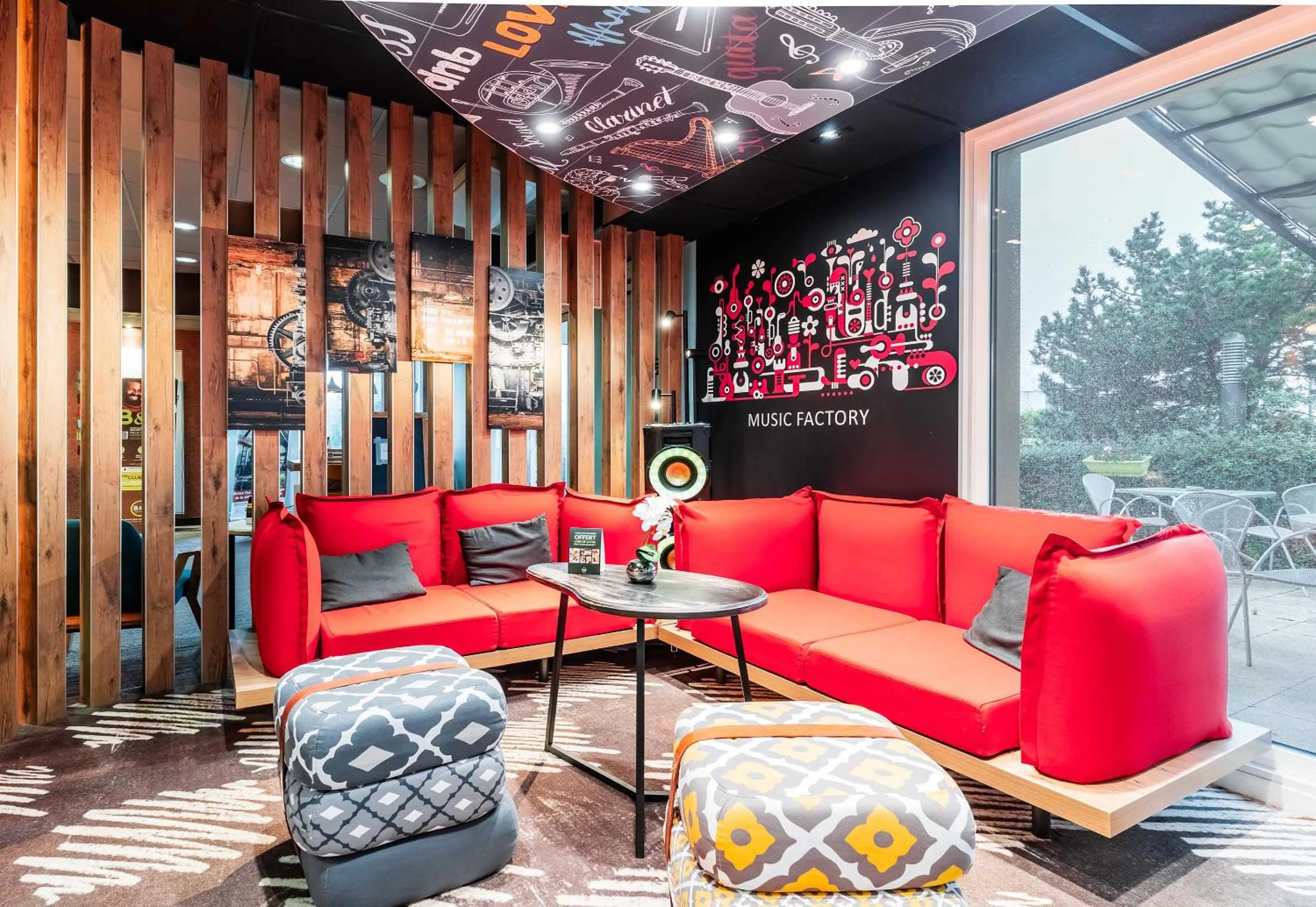 Seating area in B&B HOTEL Thionville Yutz Route du Luxembourg