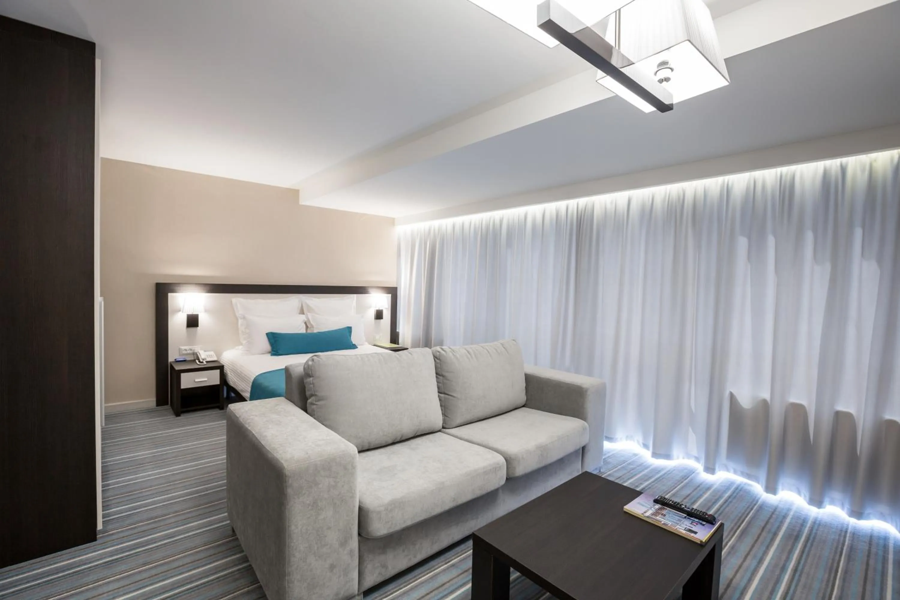 Bed in Atlantic Garden Resort