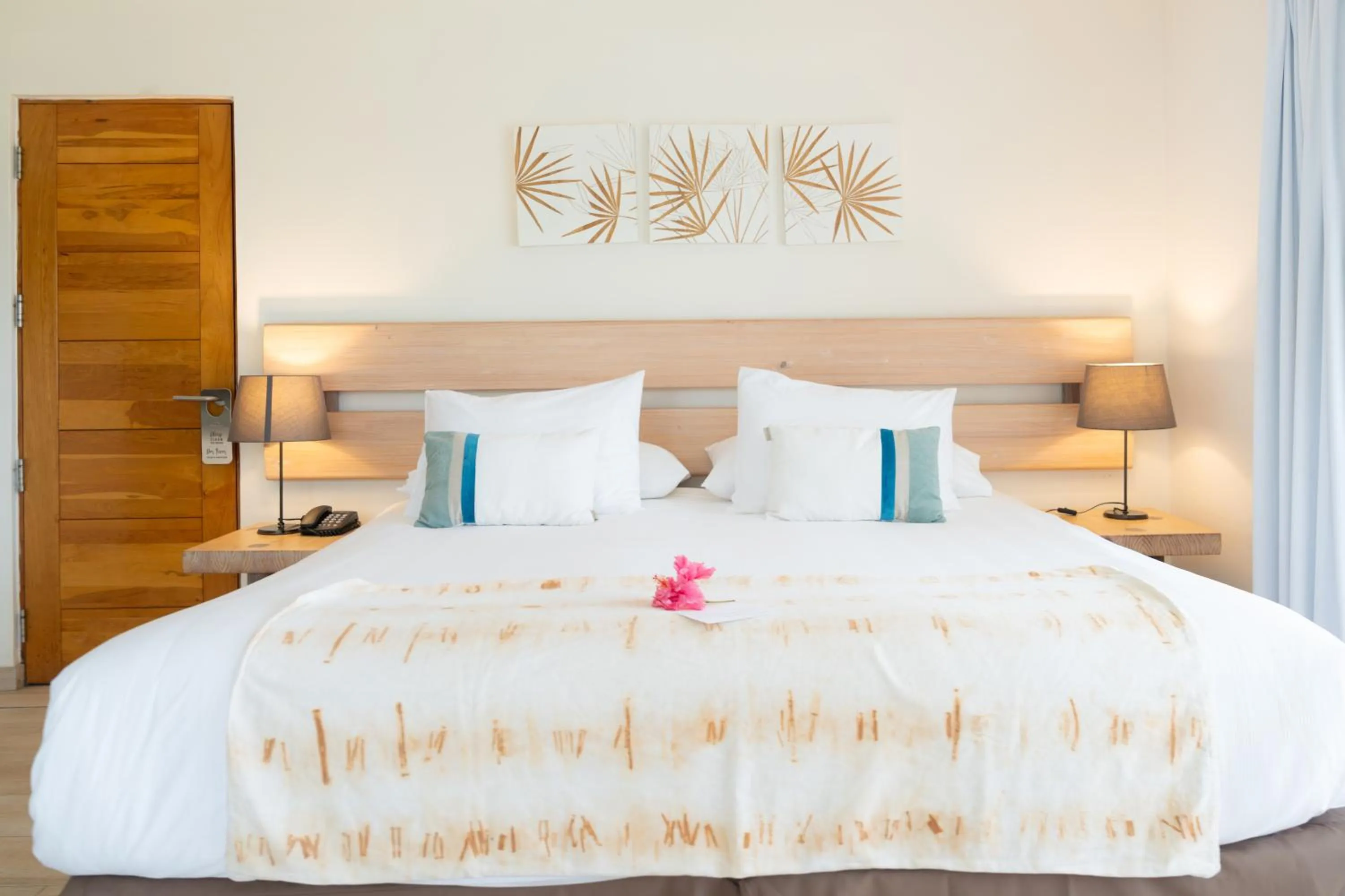 Bed in Hotel Hare Uta