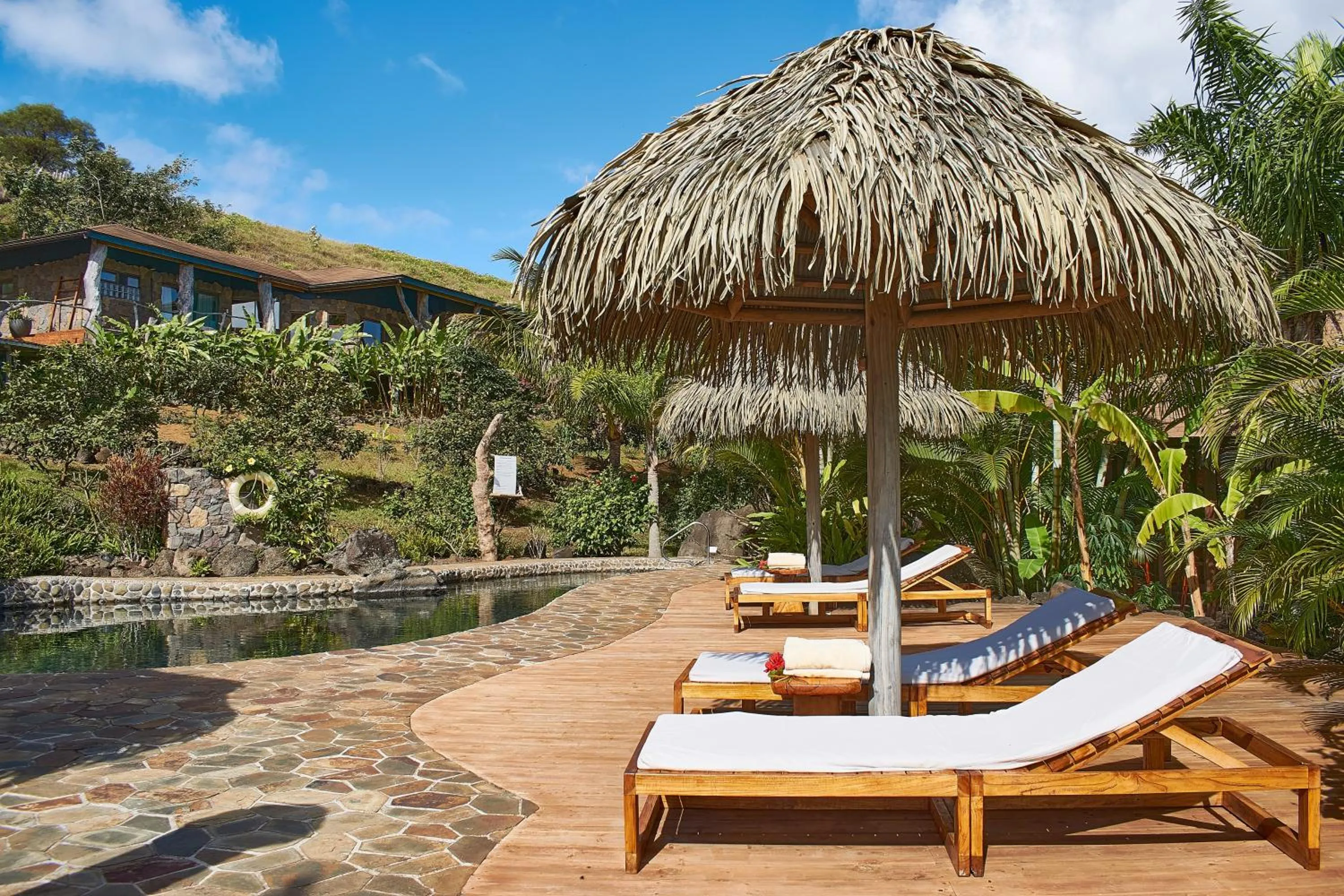 Swimming pool in Hotel Hare Uta