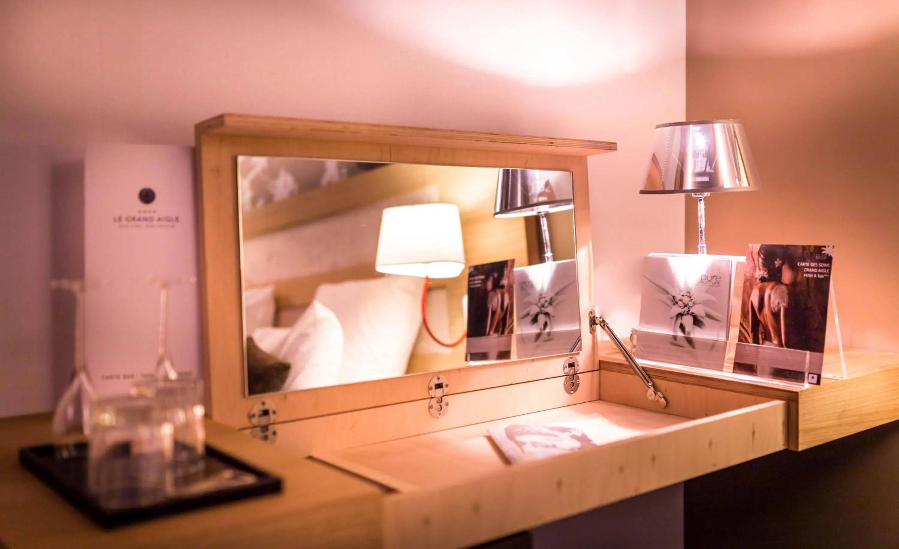 Decorative detail, Bed in Le Grand Aigle Hotel & Spa****