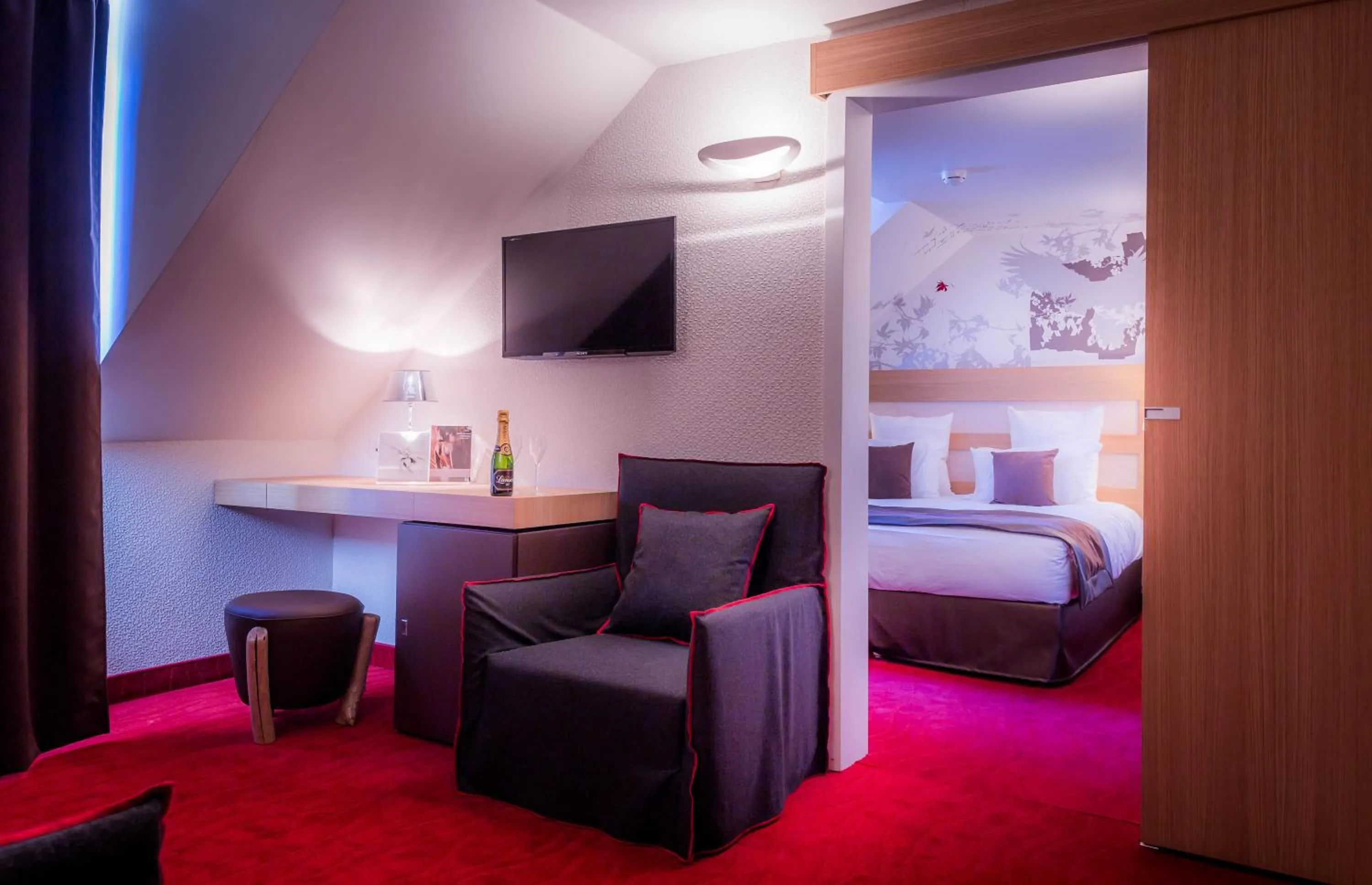 Photo of the whole room, Bed in Le Grand Aigle Hotel & Spa****