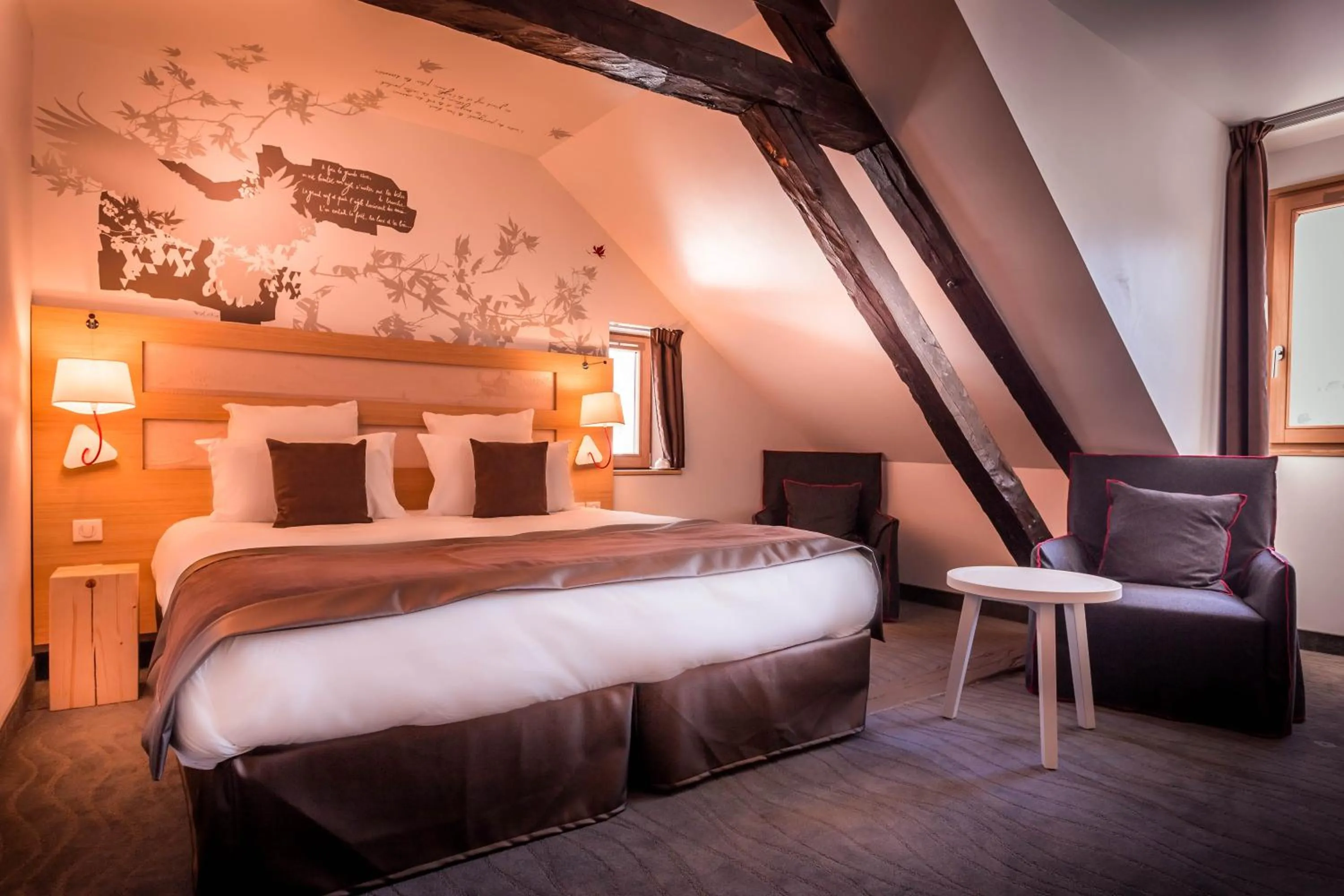 Photo of the whole room, Bed in Le Grand Aigle Hotel & Spa****
