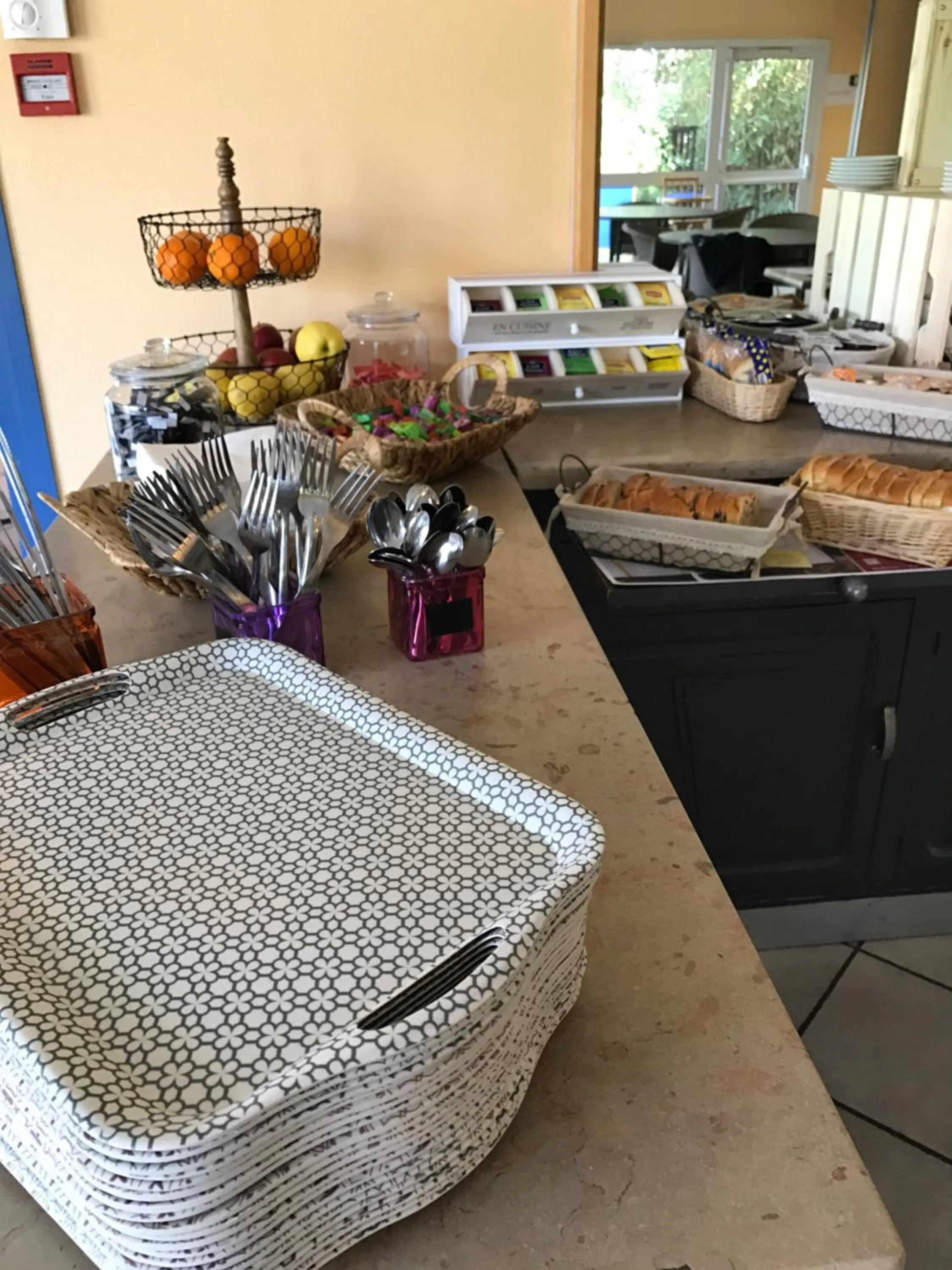 Continental breakfast in Kyriad Direct Agen