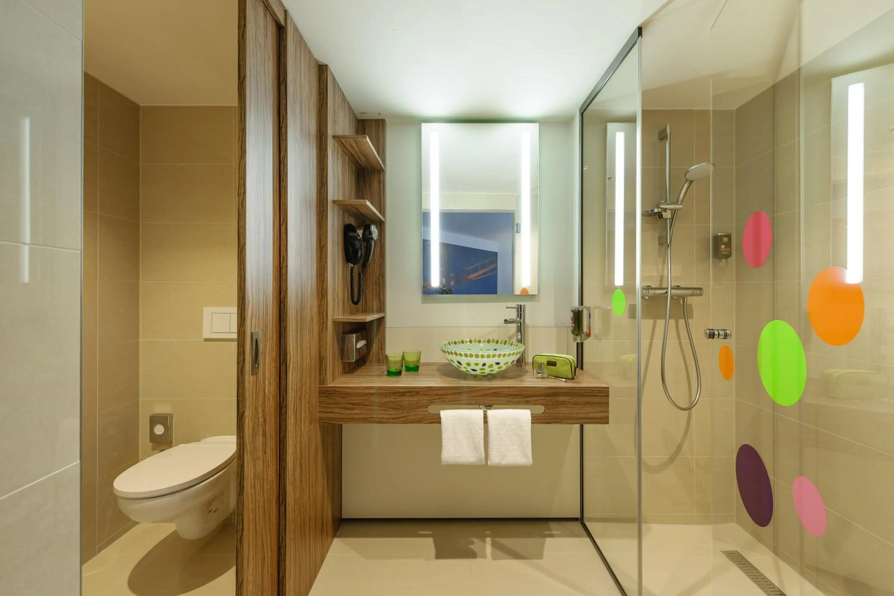 Shower in Ibis Styles Wien City