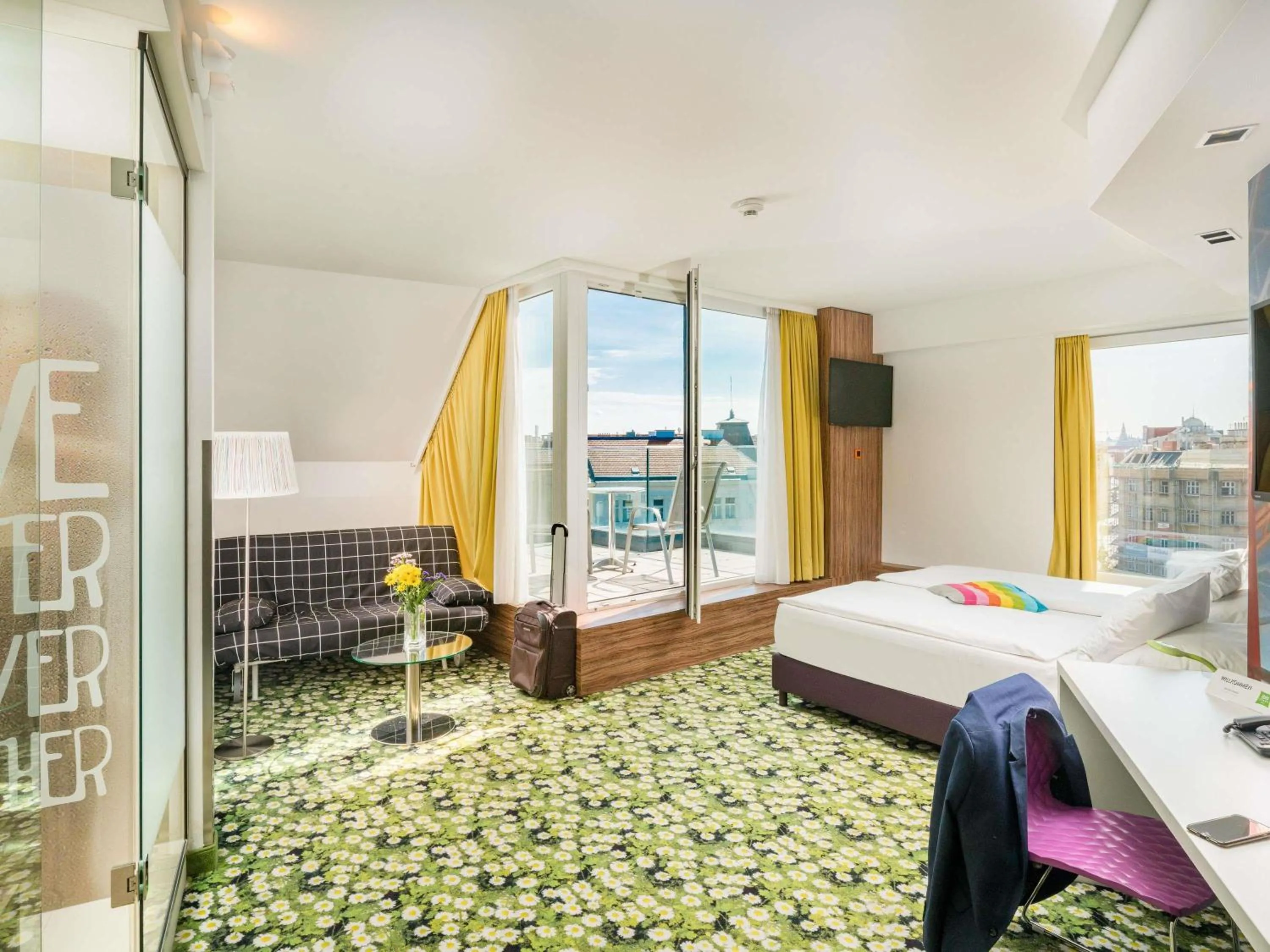 Bedroom, Bed in Ibis Styles Wien City