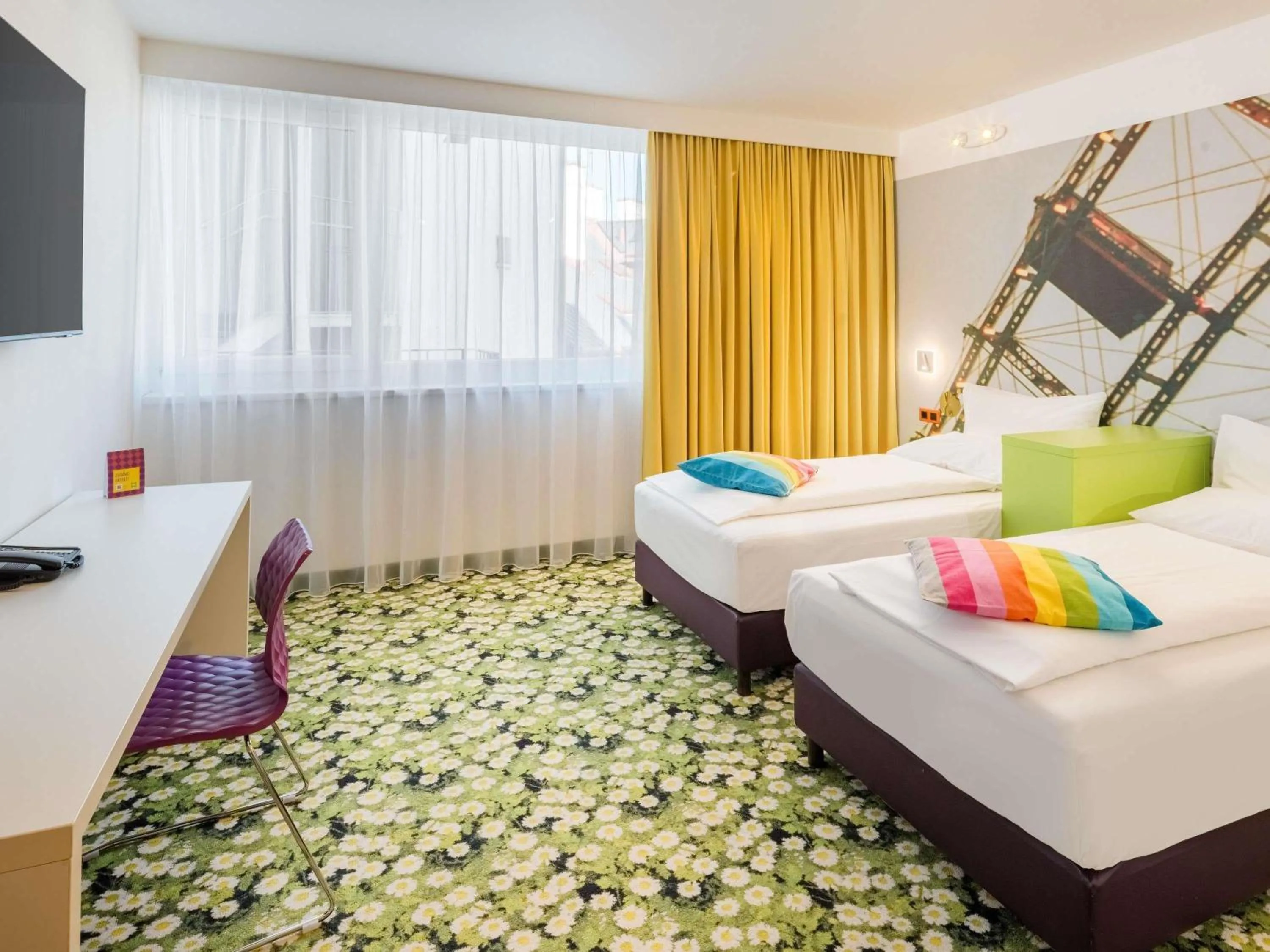 Bedroom, Bed in Ibis Styles Wien City
