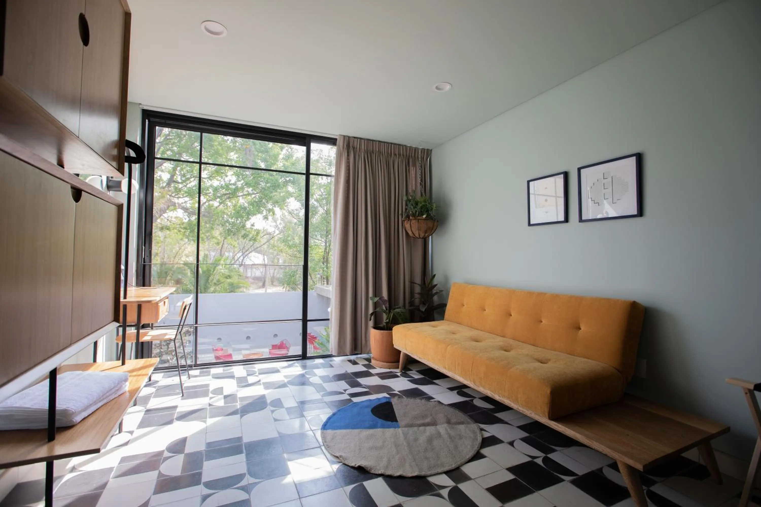 Bed in Casa Ixaya by Barrio México