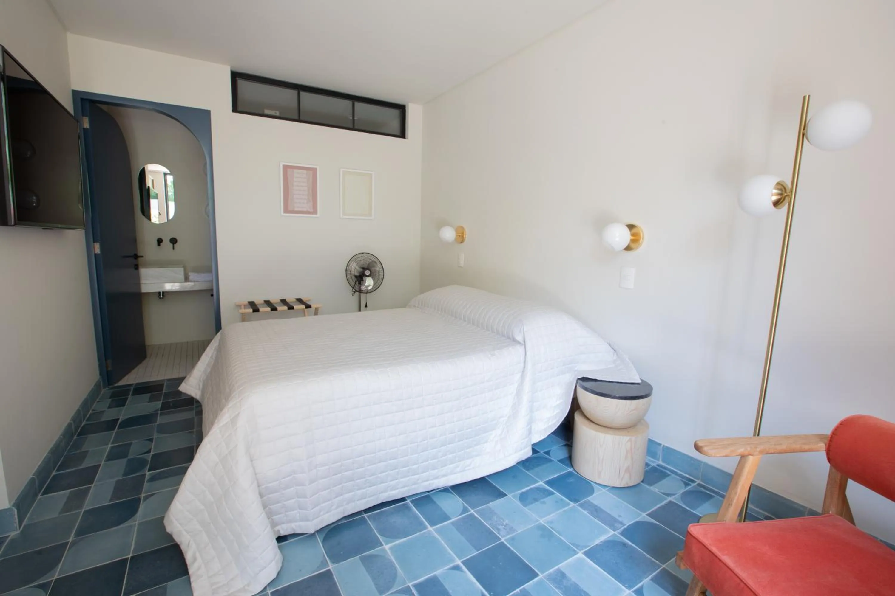 Bed in Casa Ixaya by Barrio México