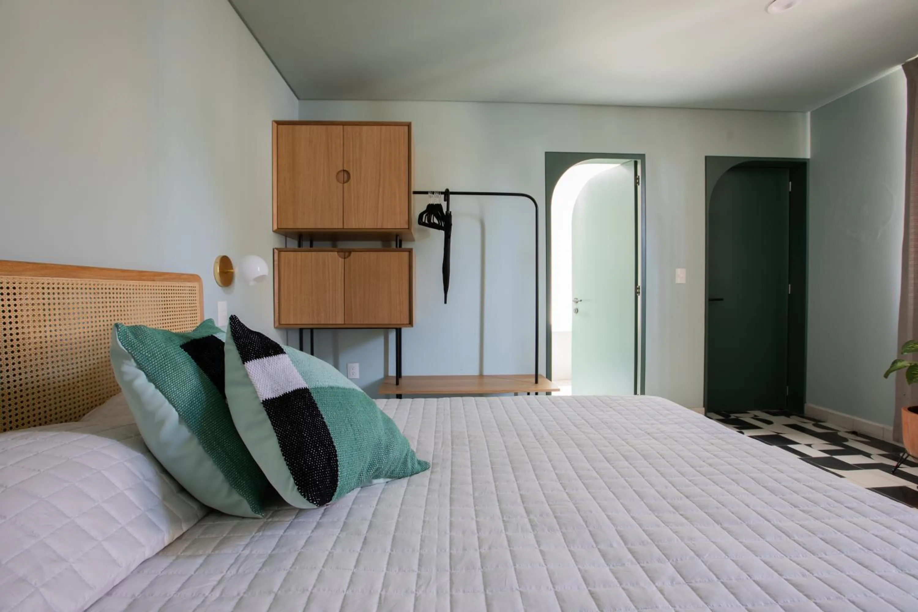 Bed in Casa Ixaya by Barrio México