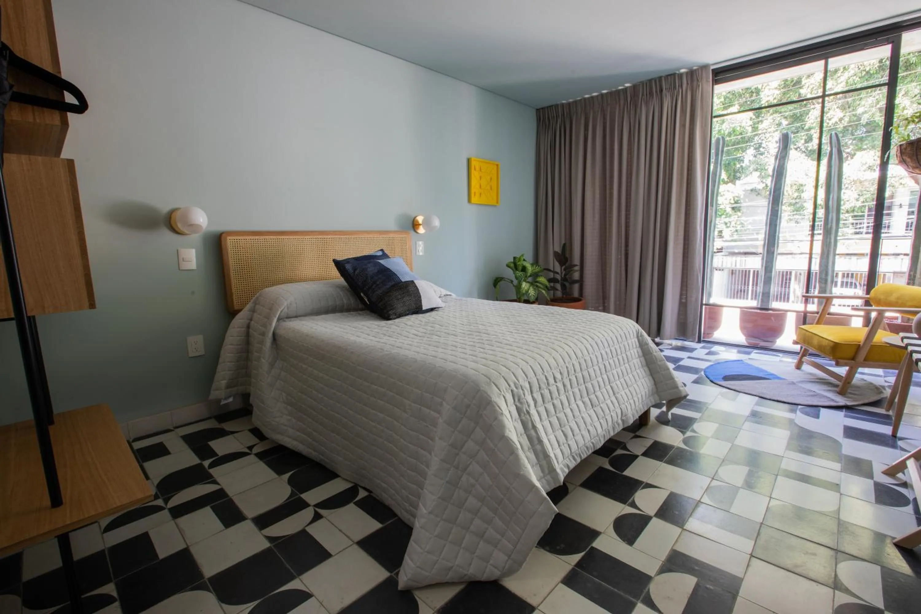 Bed in Casa Ixaya by Barrio México