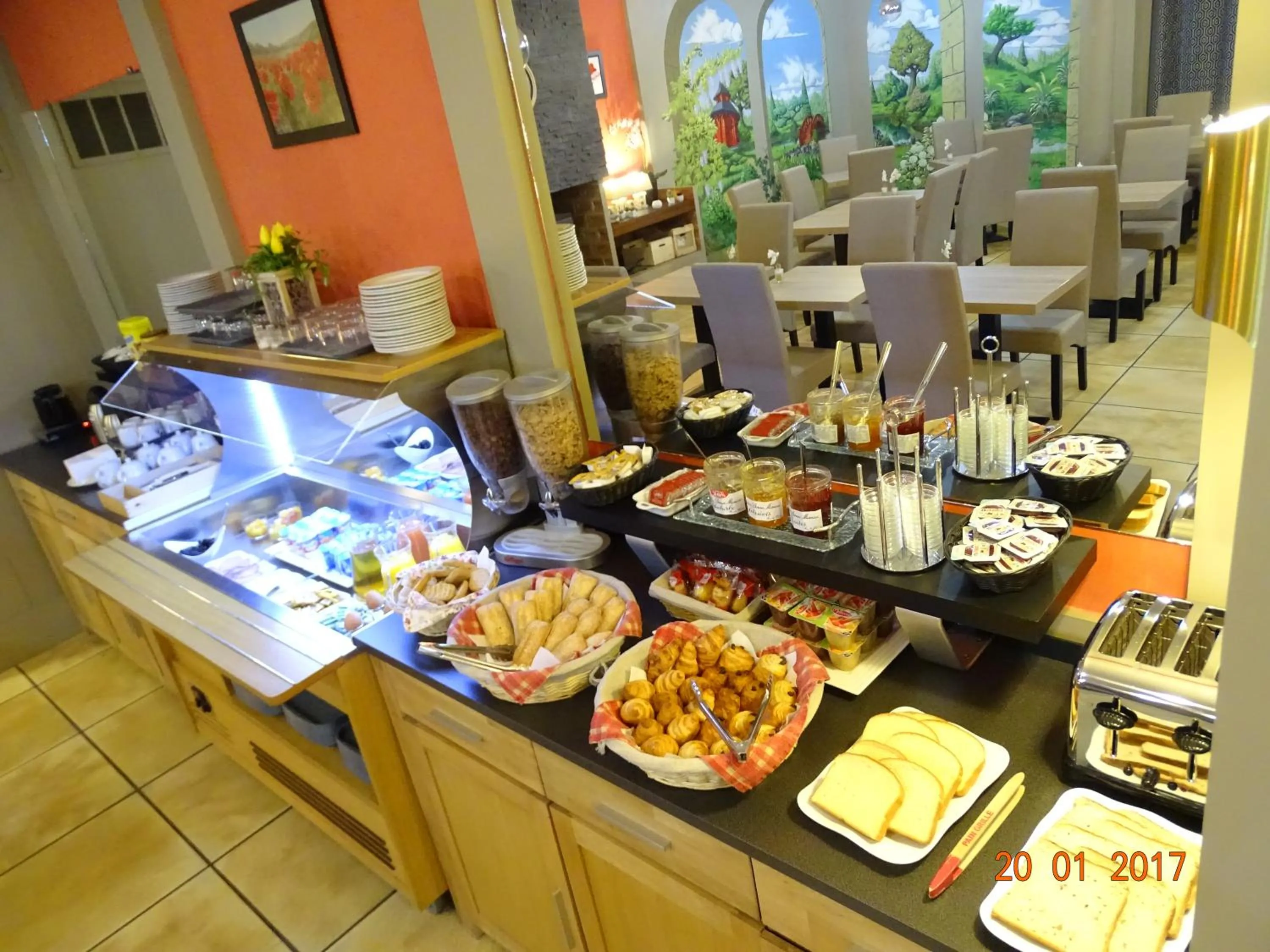 Buffet breakfast in Sure Hotel by Best Western Angouleme