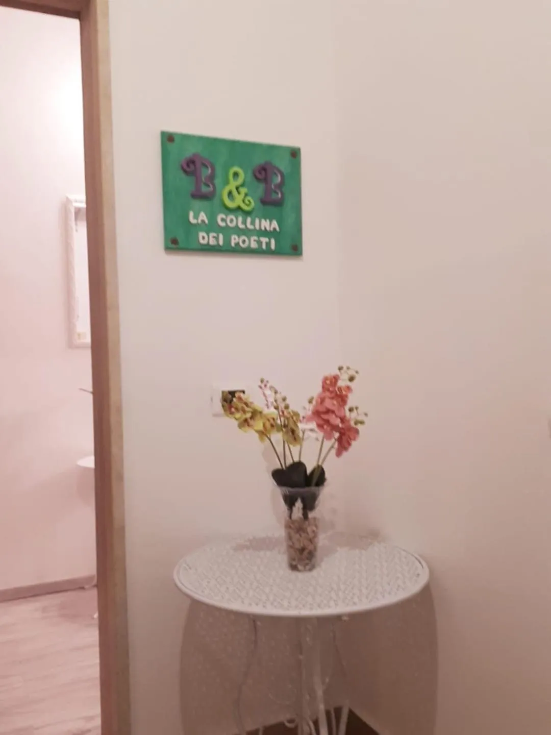 Lobby or reception in B&B La Collina Dei Poeti