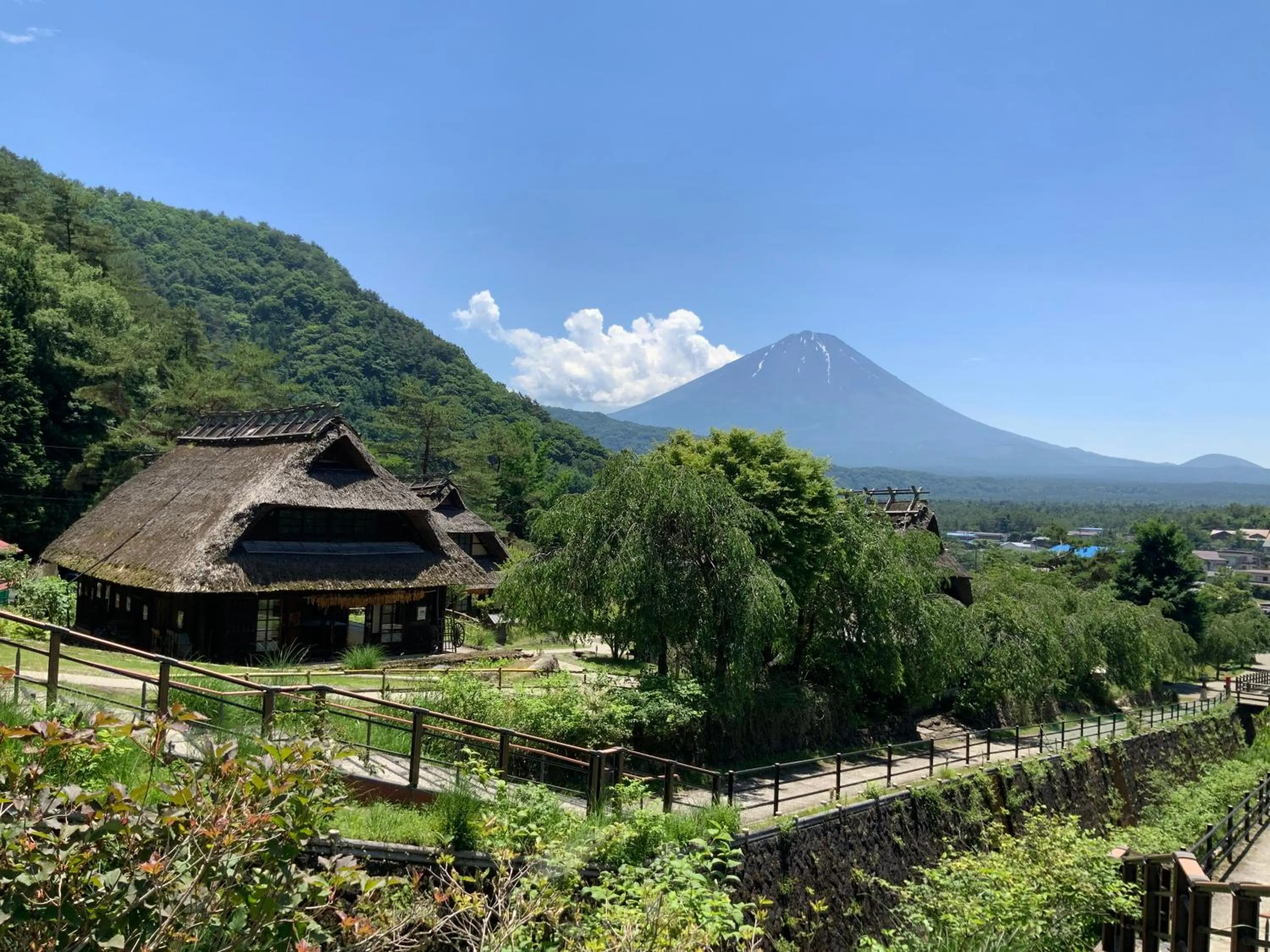 Nearby landmark in Kakureyado Fujikawaguchiko