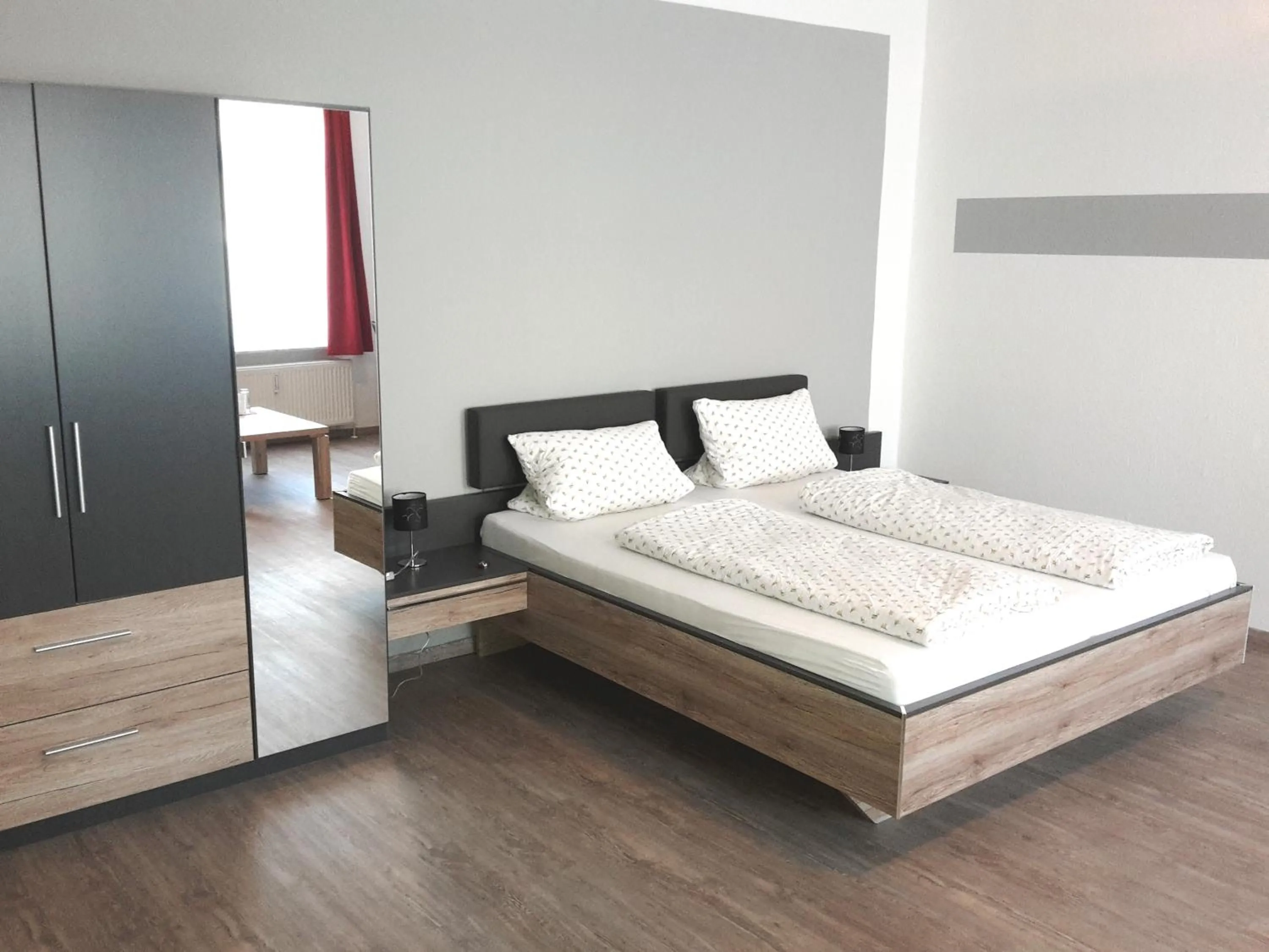 Photo of the whole room, Bed in Pension Marktblick