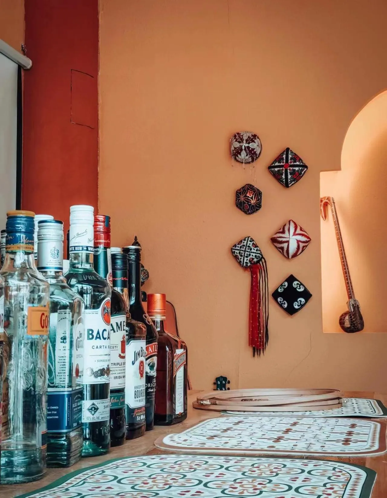 Lounge or bar in New Dap Hostel (in Grape Town)