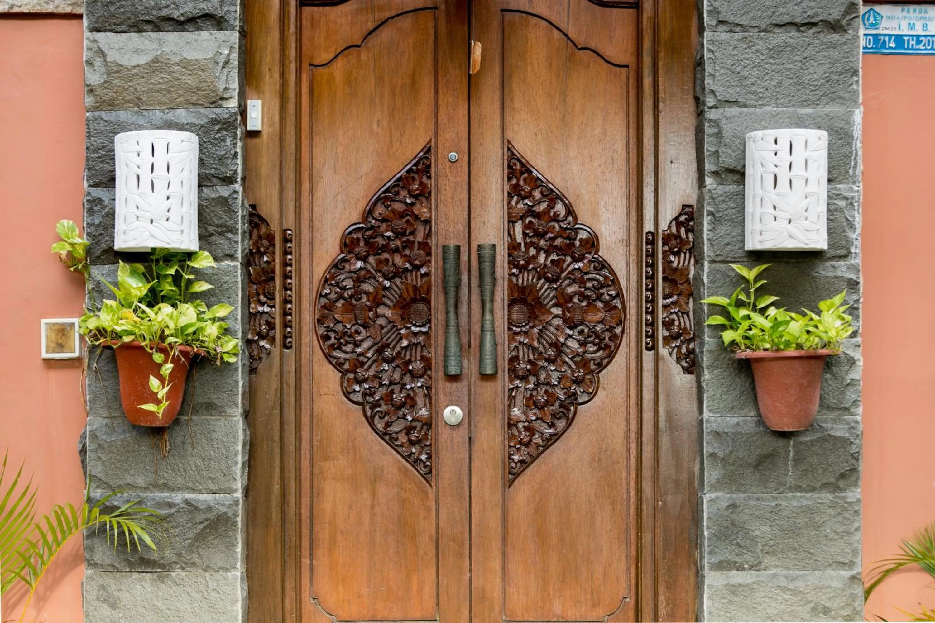 Facade/entrance in Villa SoDe Balangan by Nagisa Bali