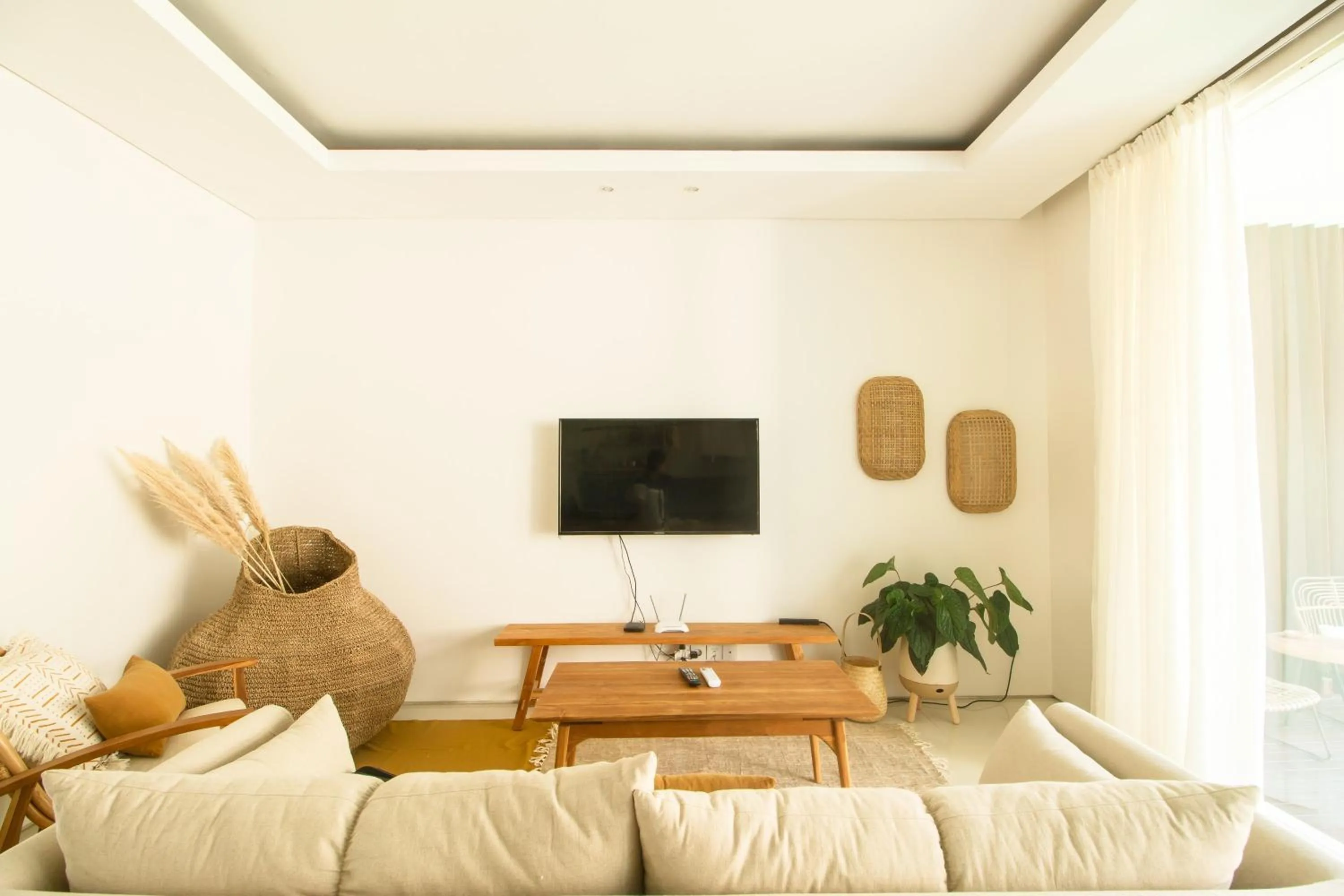 Living room in Pelangi 148 Beach Suites