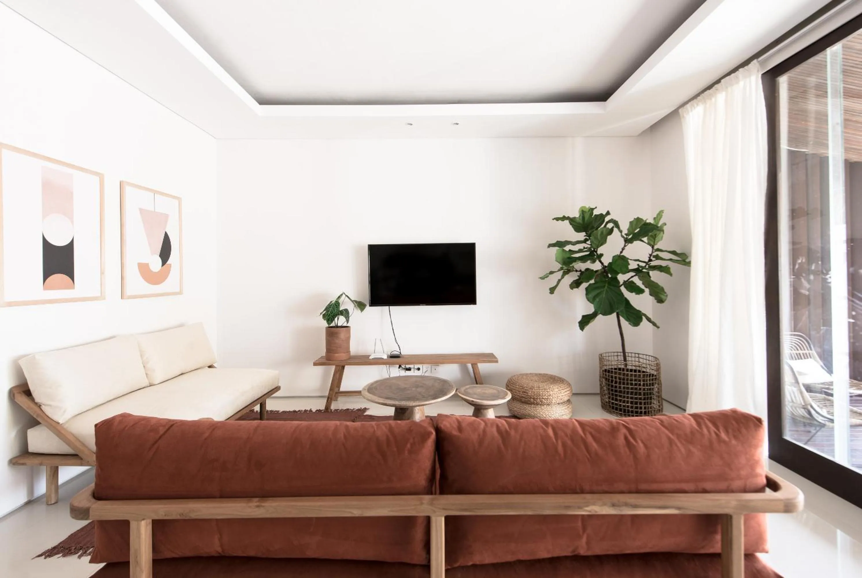 Living room in Pelangi 148 Beach Suites