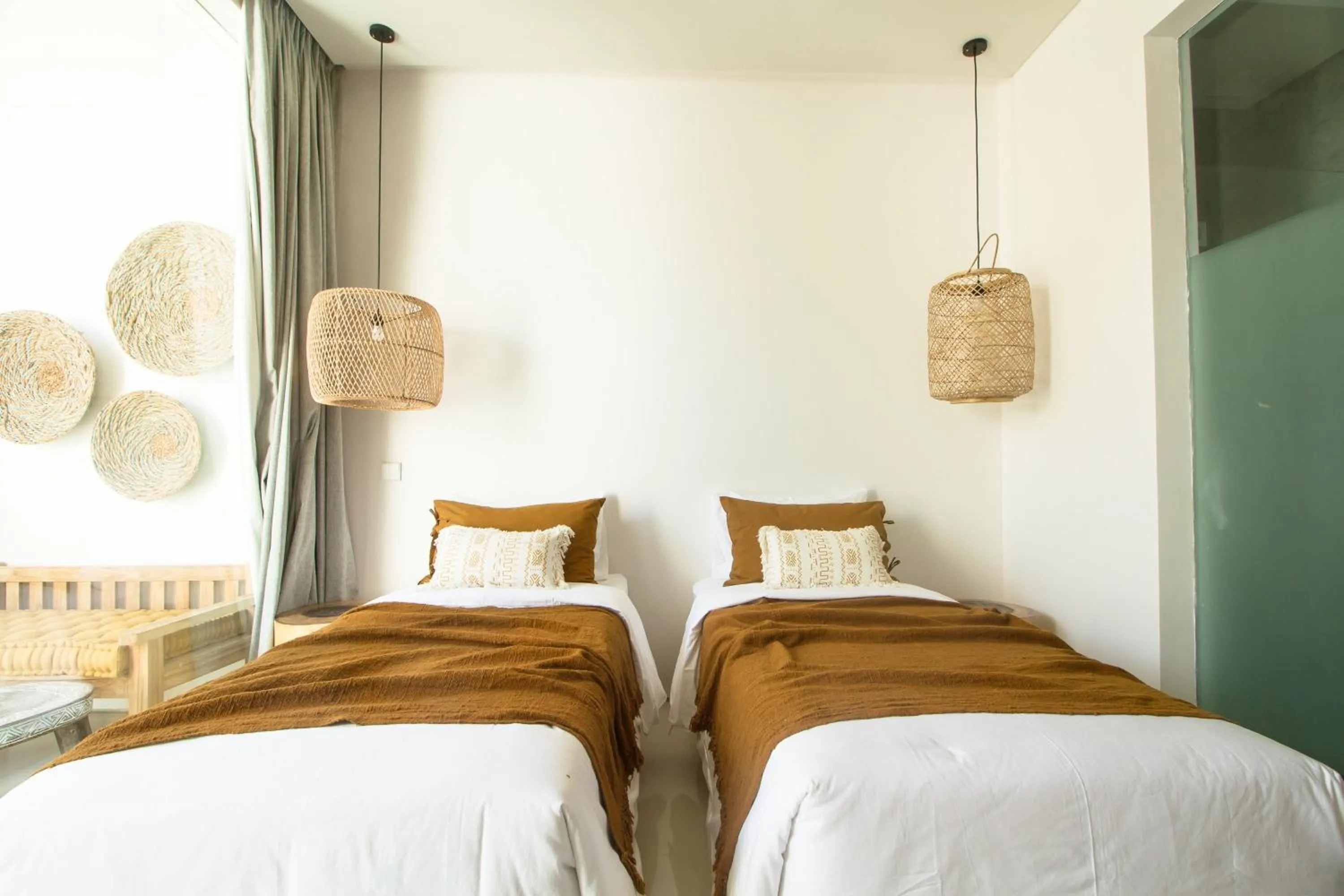 Bedroom, Bed in Pelangi 148 Beach Suites