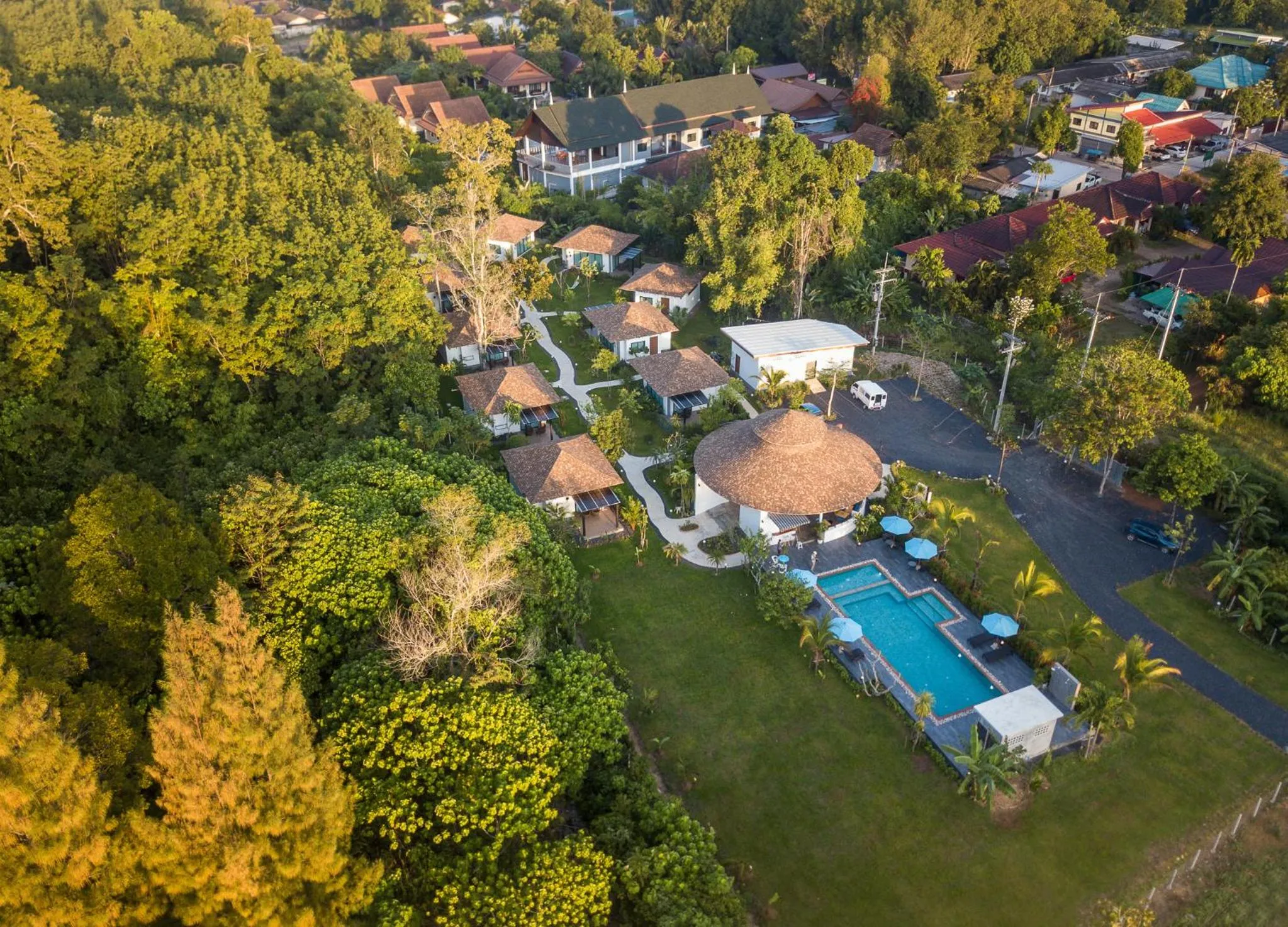 Bird's eye view in Aonang Eco Villa