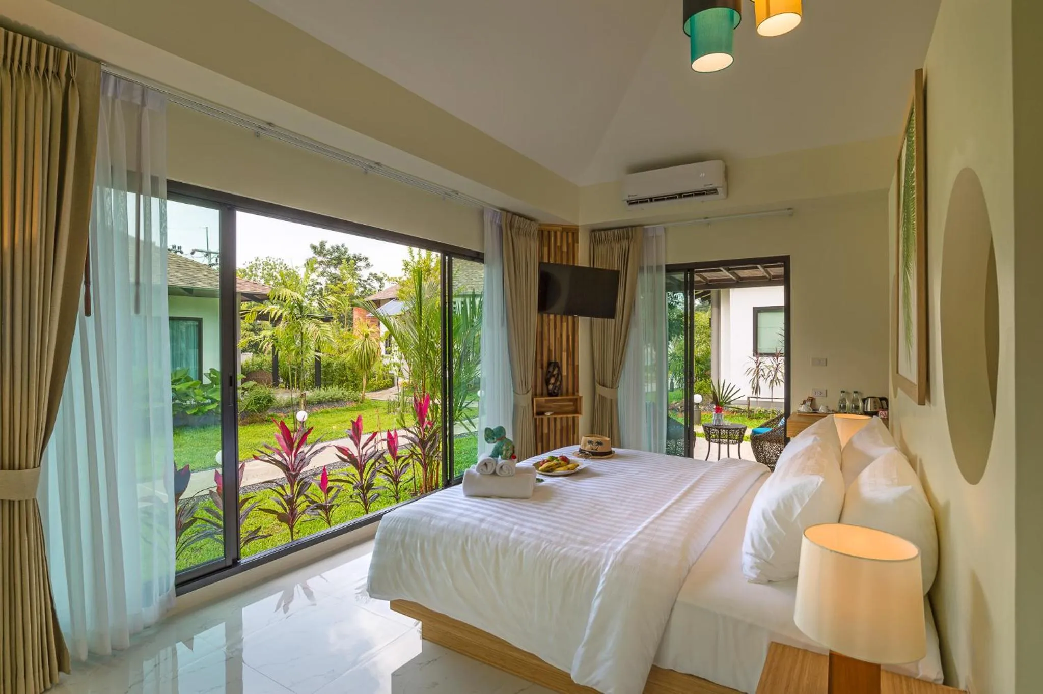 Bedroom, Bed in Aonang Eco Villa