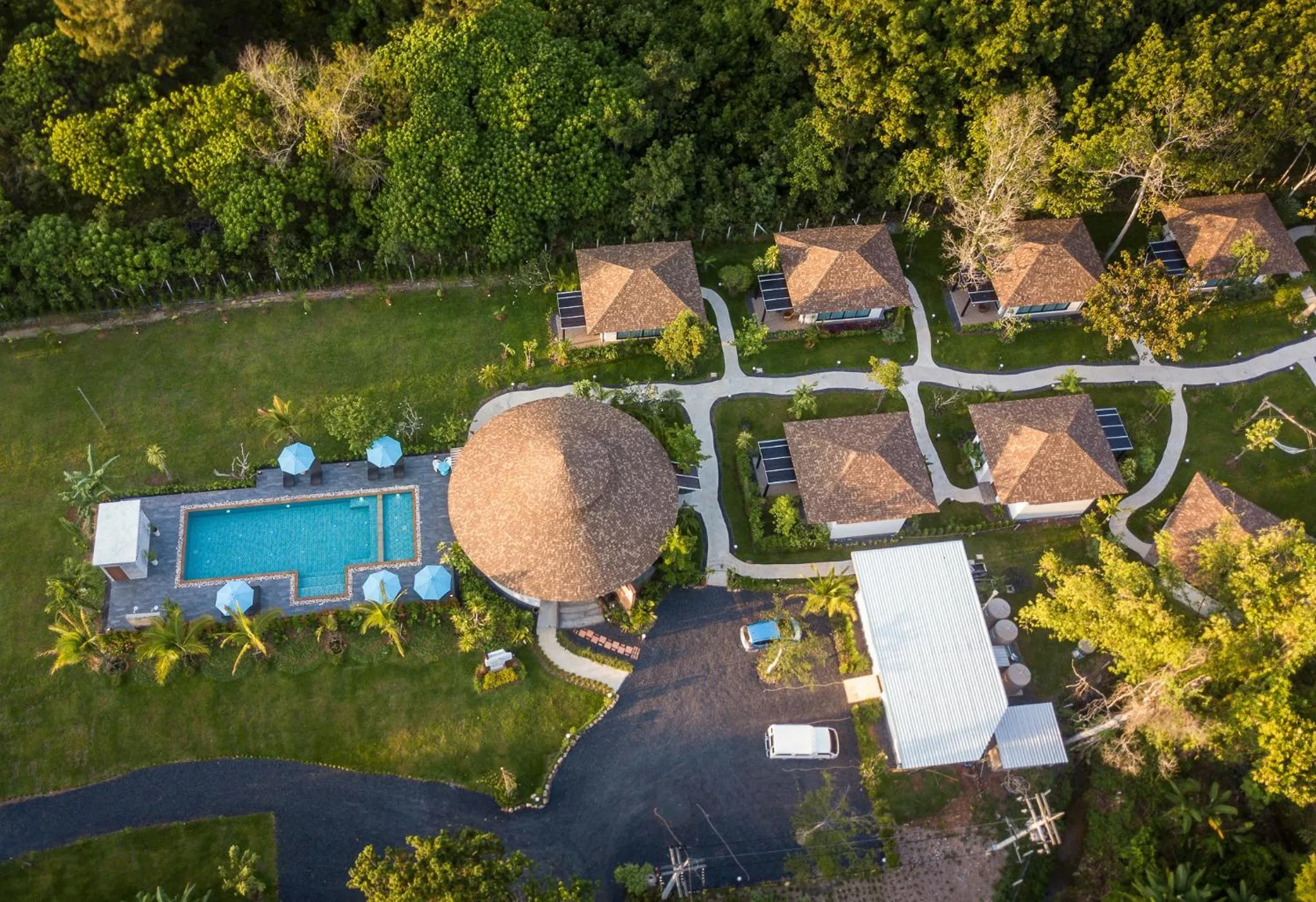 Bird's eye view in Aonang Eco Villa