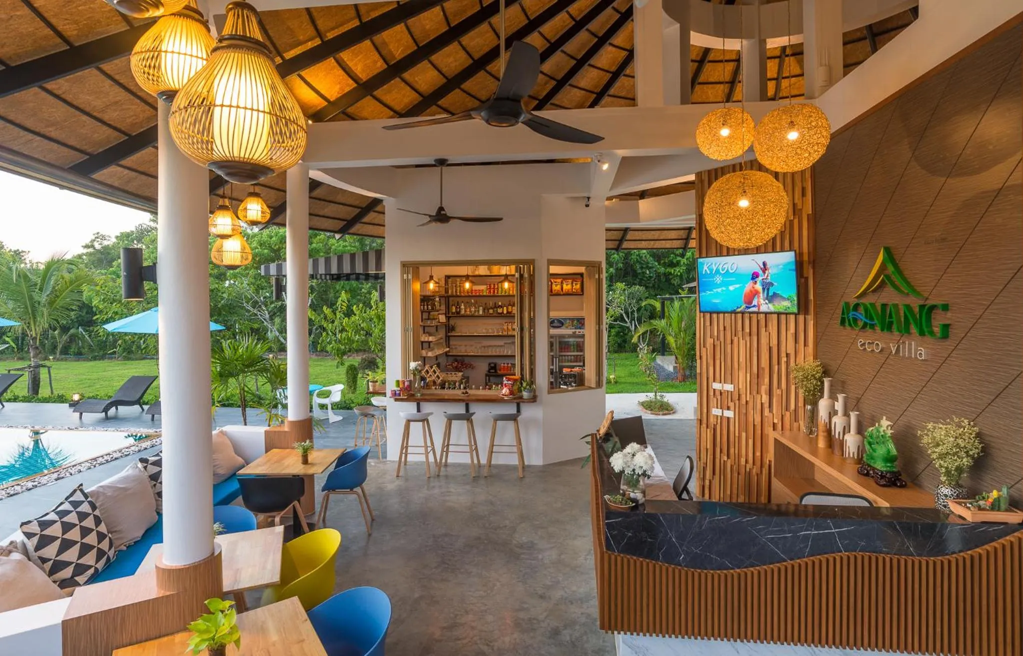 Decorative detail in Aonang Eco Villa