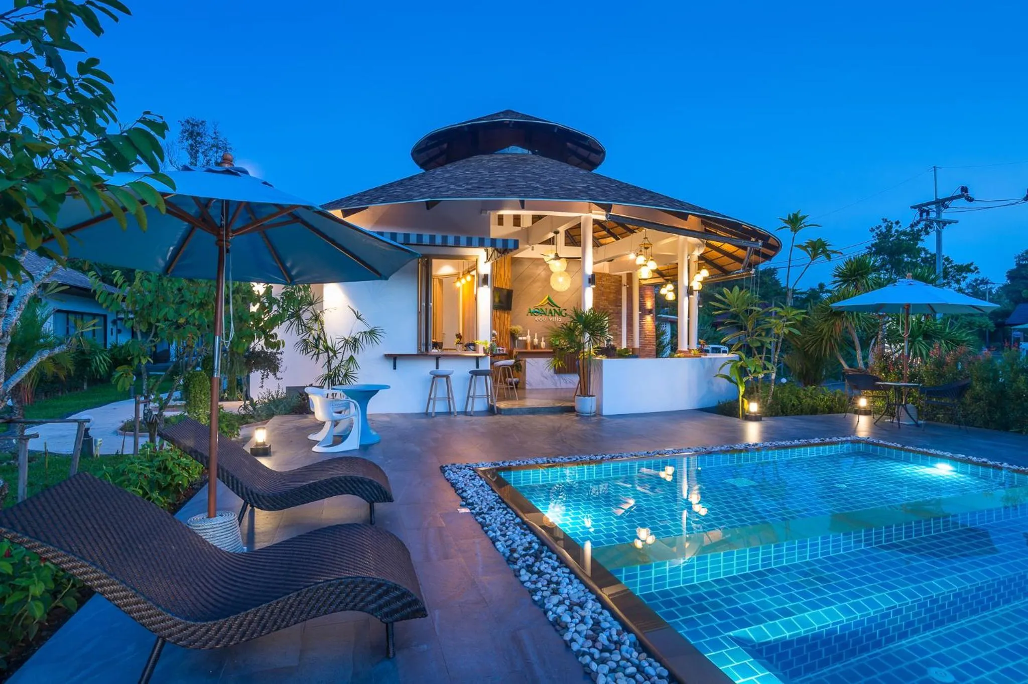 Swimming pool in Aonang Eco Villa