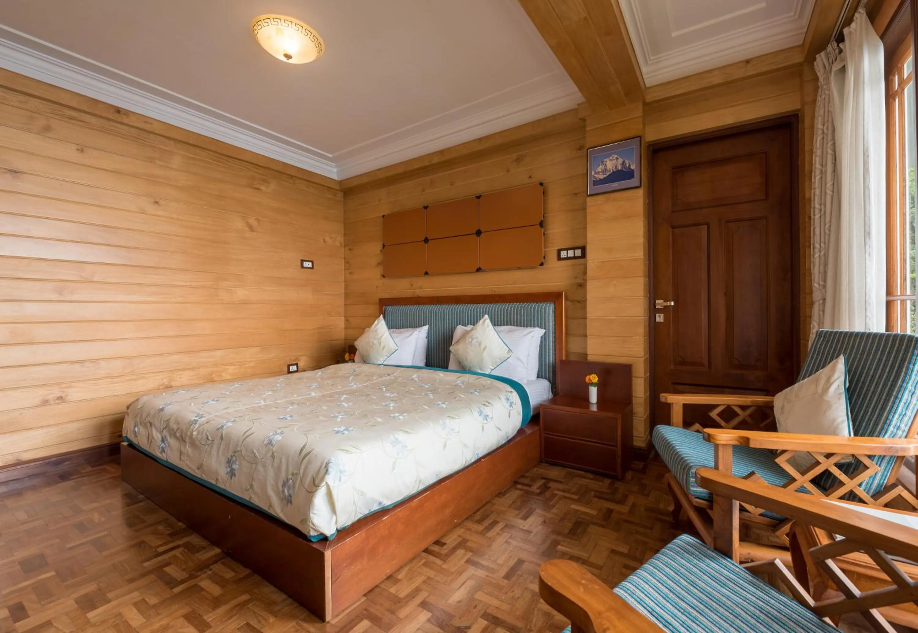 Bed in Udaan Dekeling Resort, Darjeeling